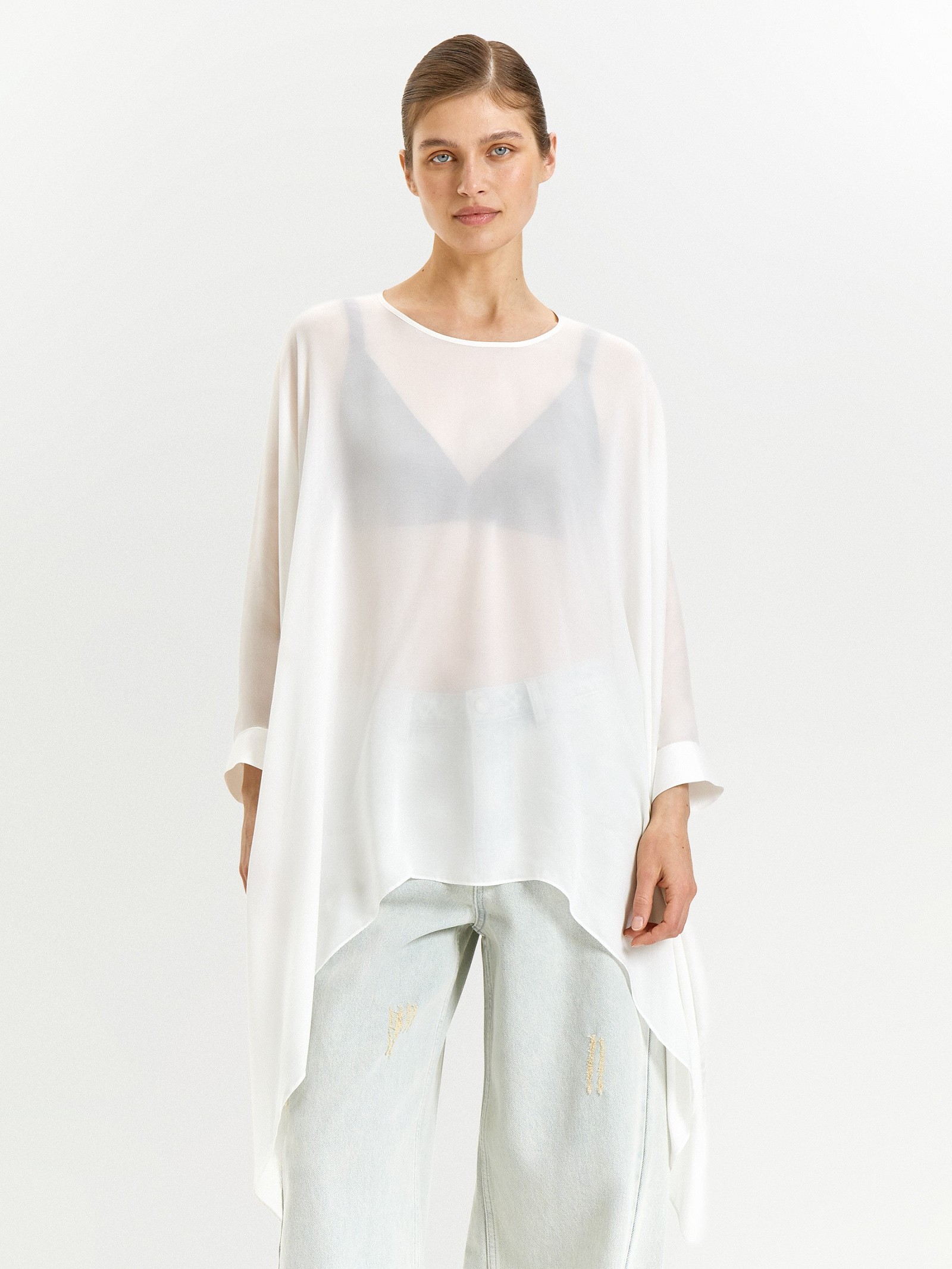 Блузка с длинным рукавом