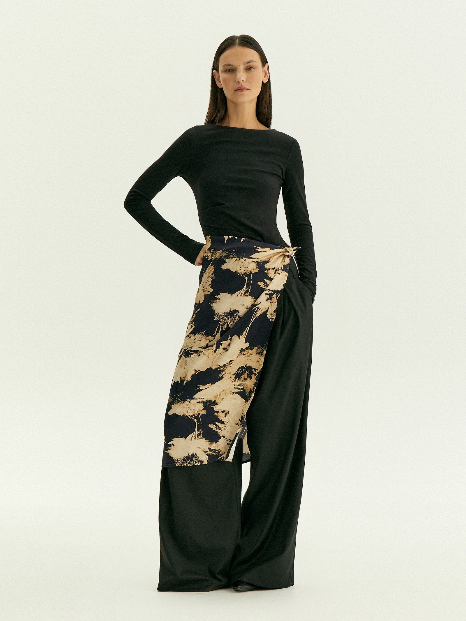 Платок с принтом