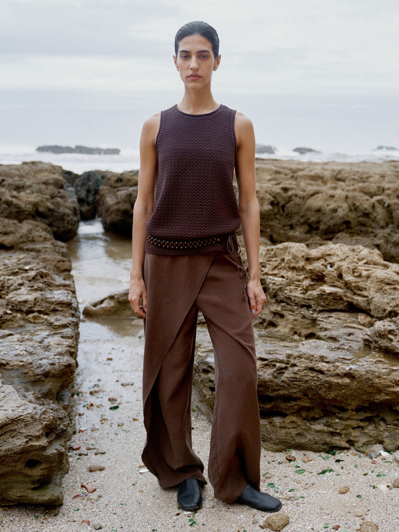 Брюки широкого кроя