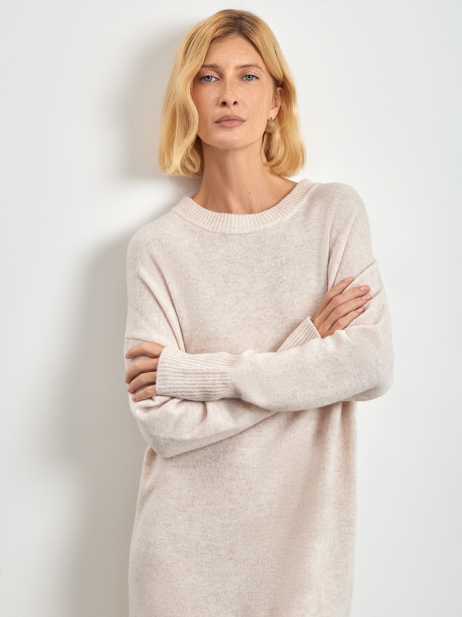 Платье из 100% шерсти мериноса