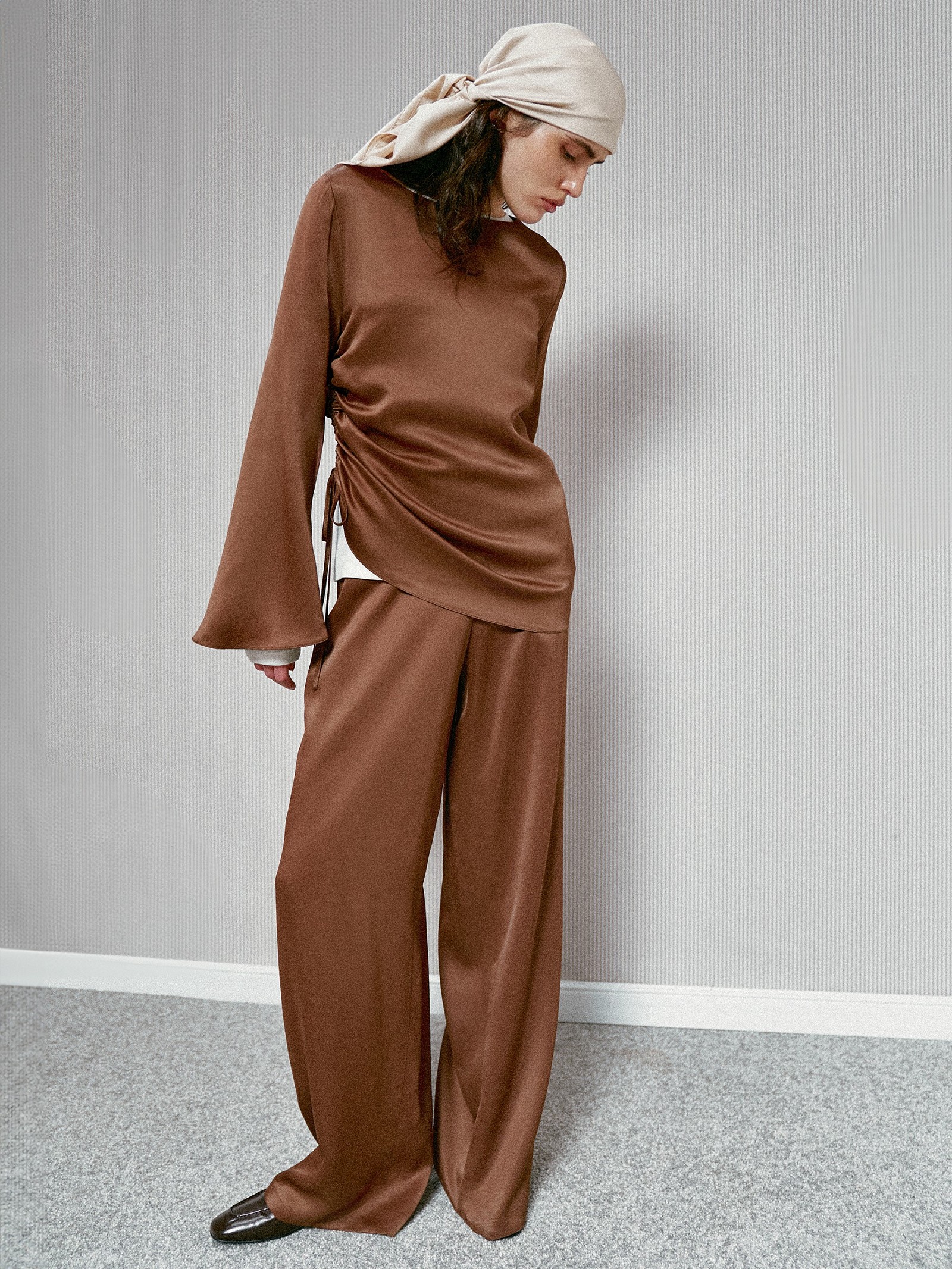 Брюки широкого кроя