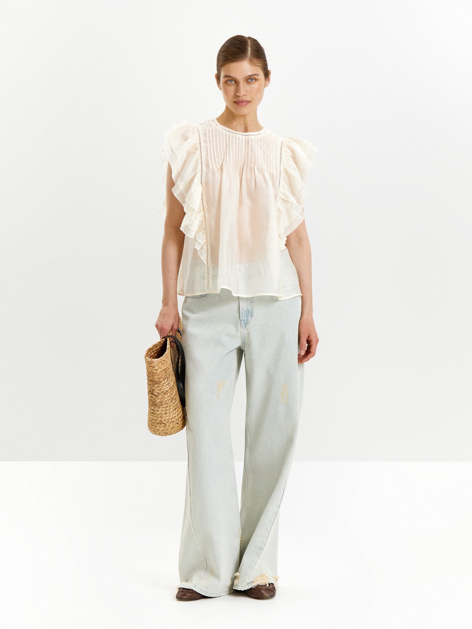 Блуза из тенсела