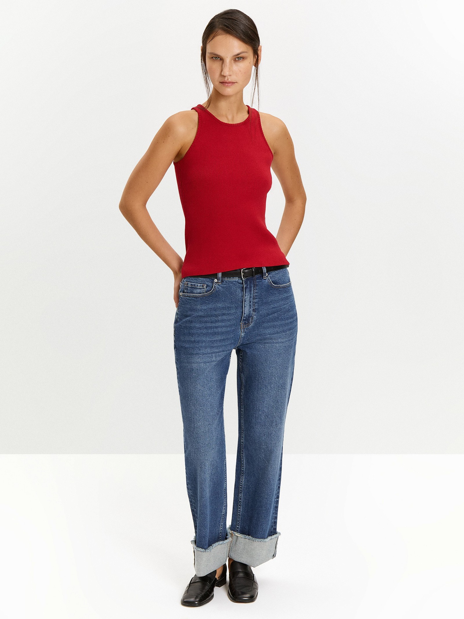 Трикотажный топ