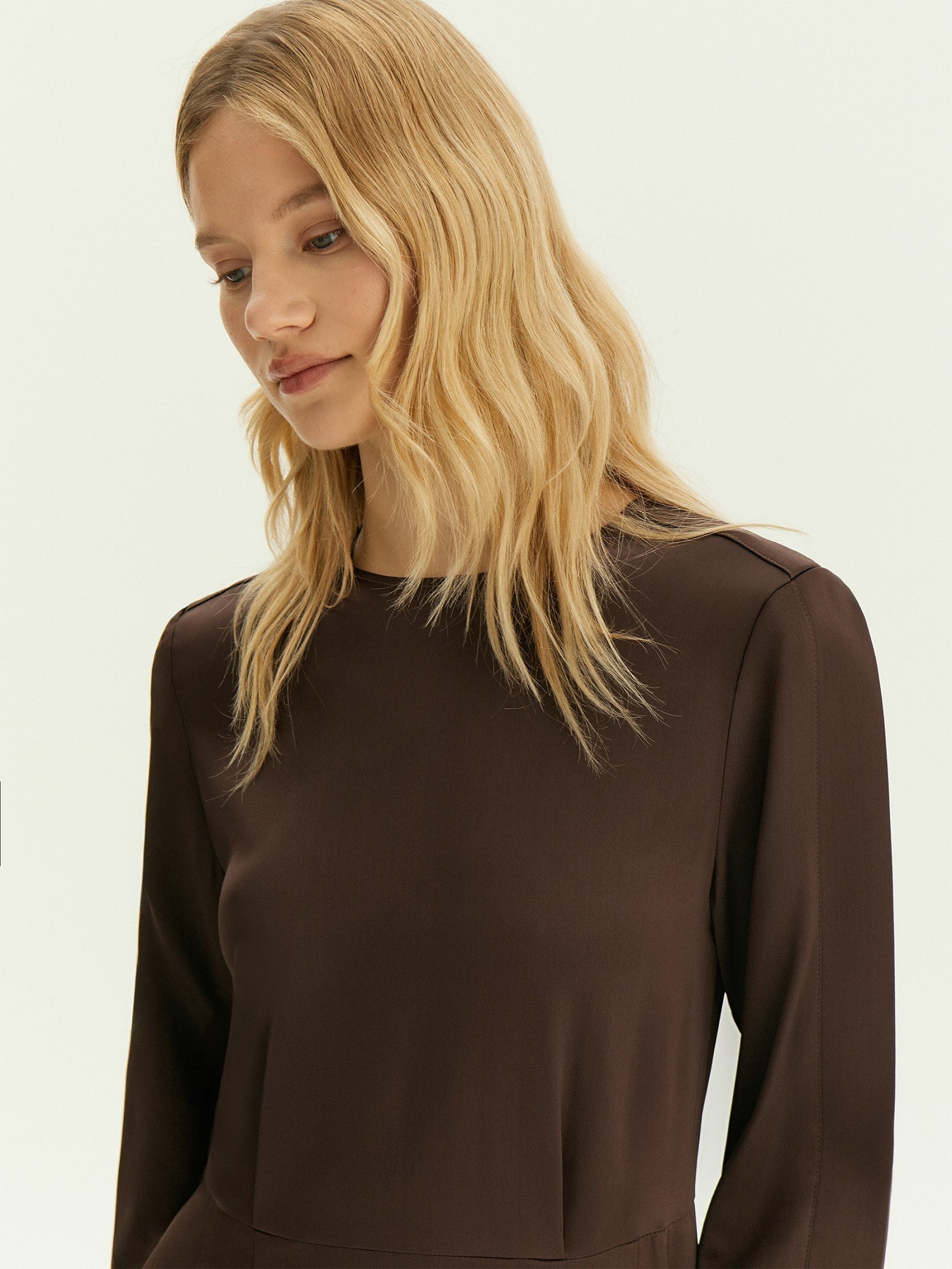 Платье макси из вискозы