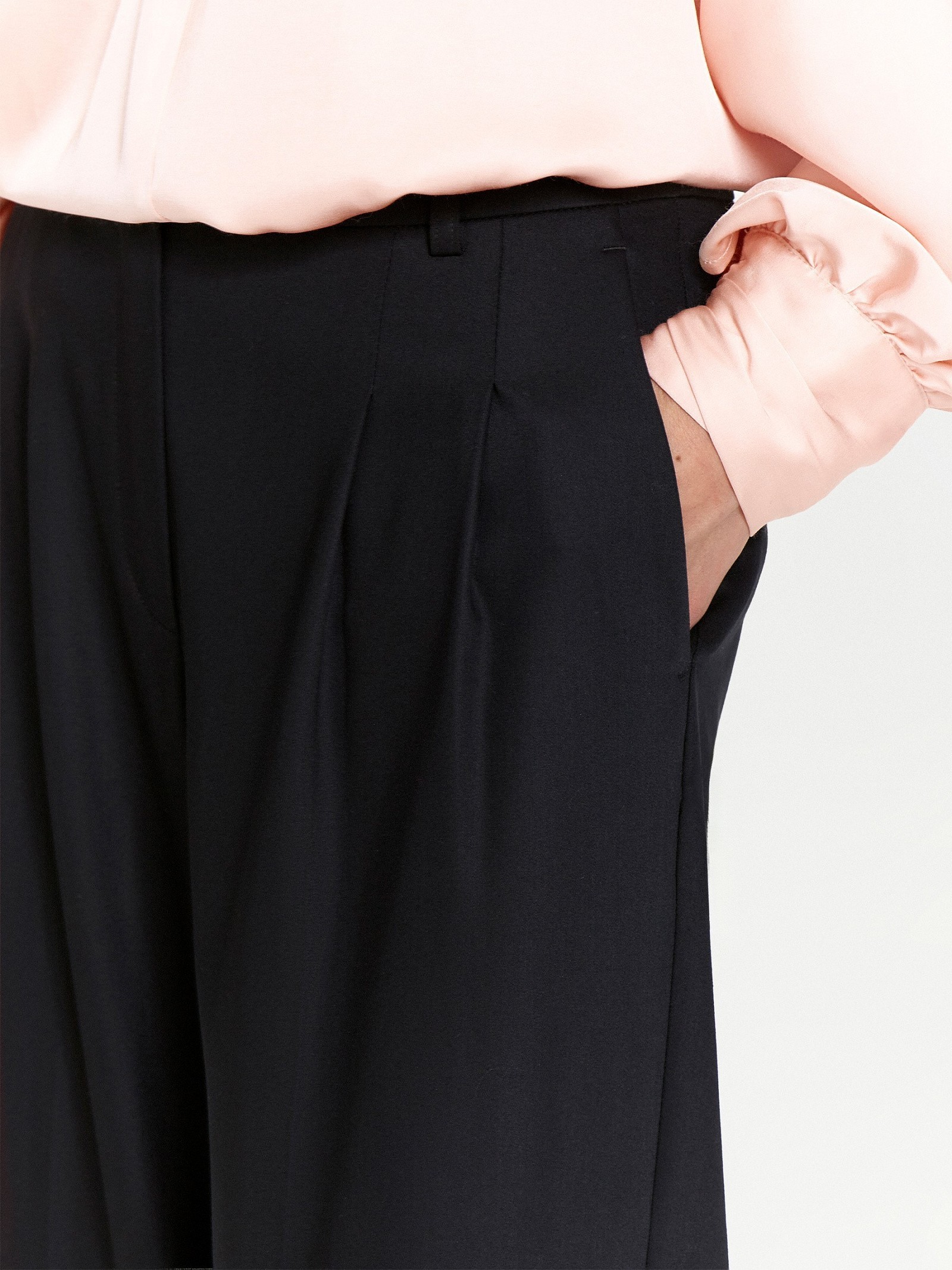 Брюки широкого кроя