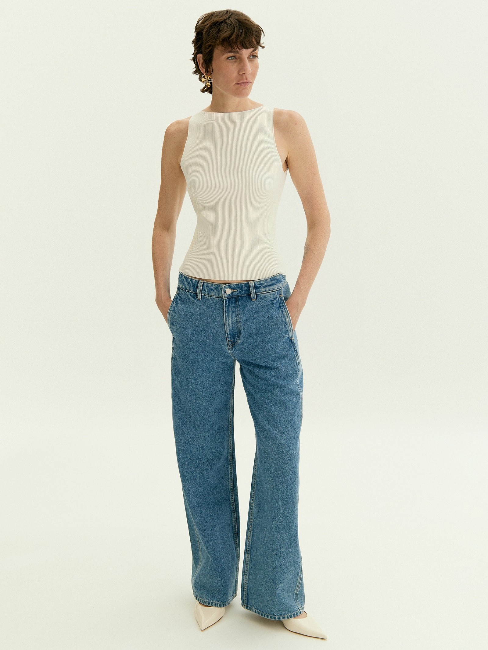 Джинсы Wide Leg 438