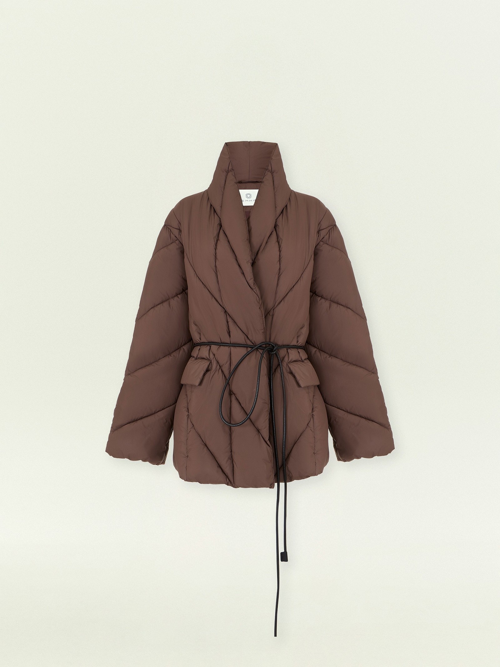 Куртка на запах с ремнем