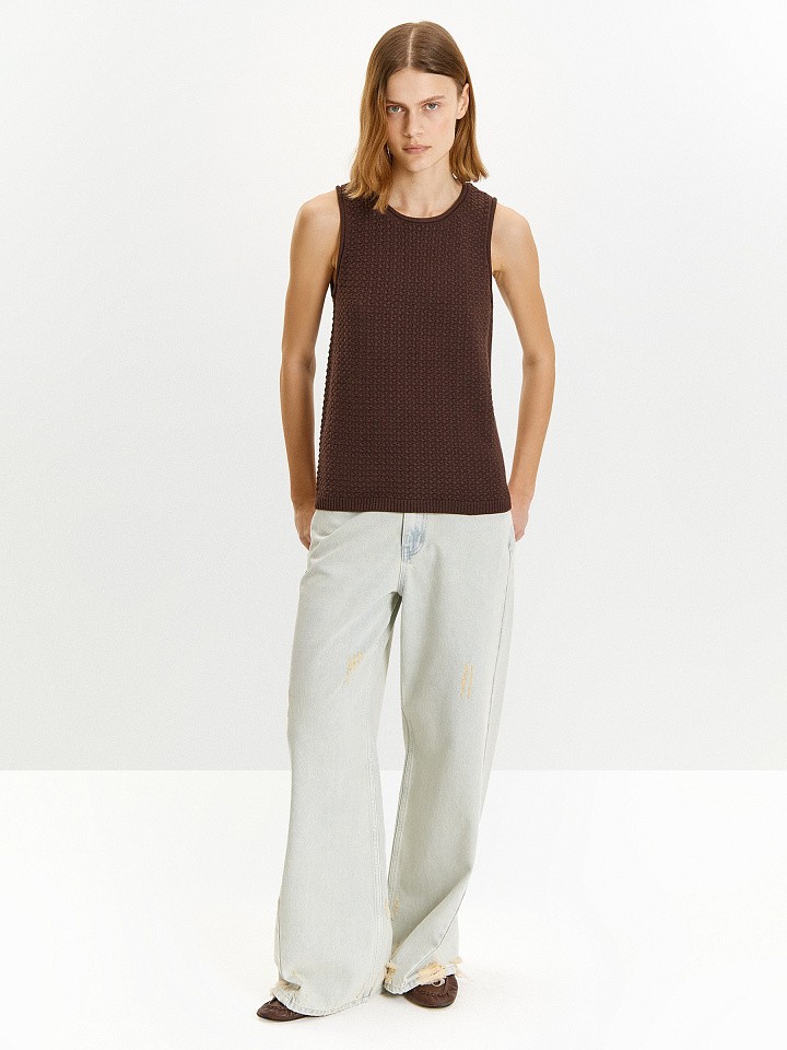 Трикотажный топ