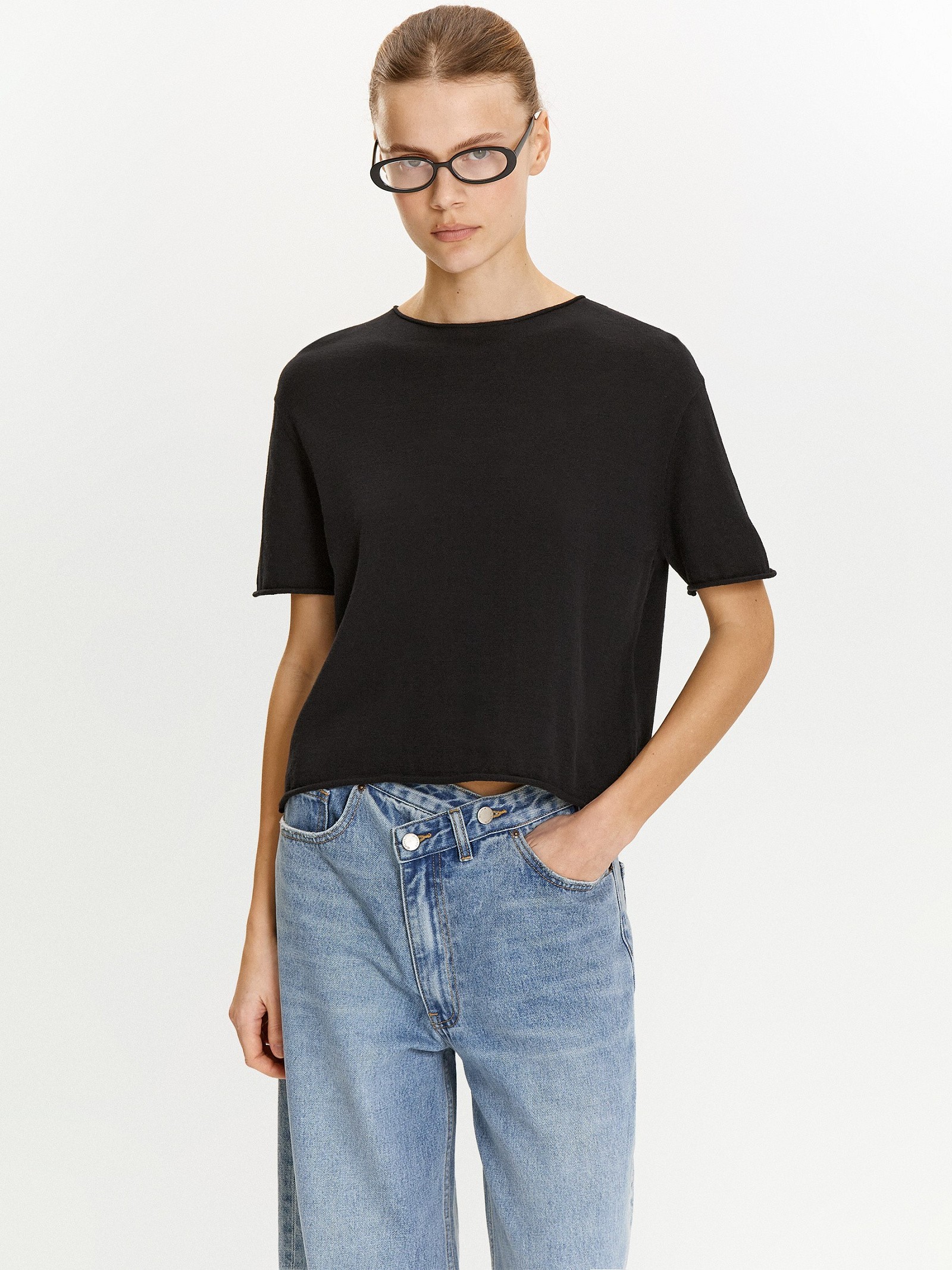 Трикотажная футболка из 100% хлопка