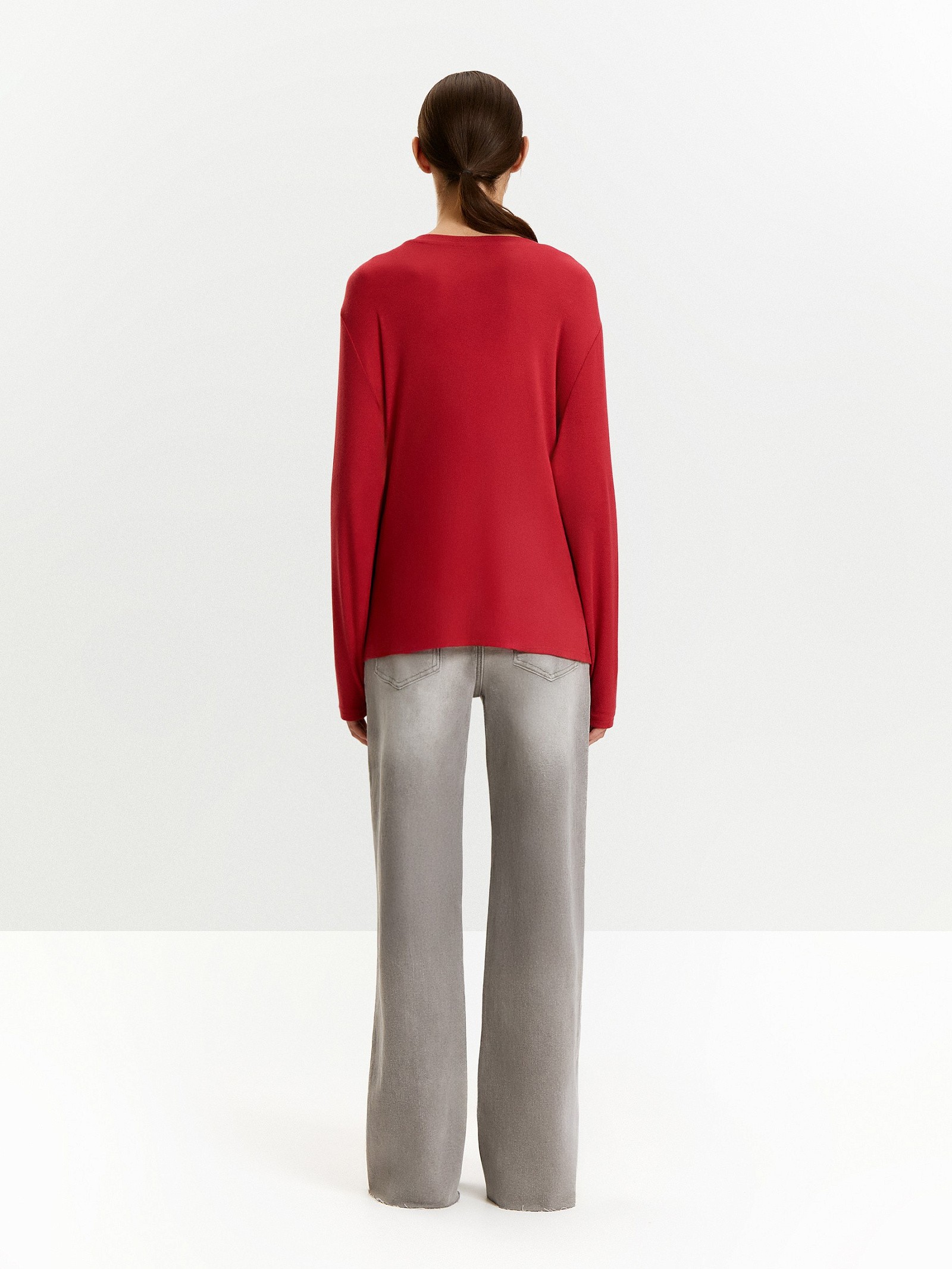 Лонгслив с содержанием шерсти