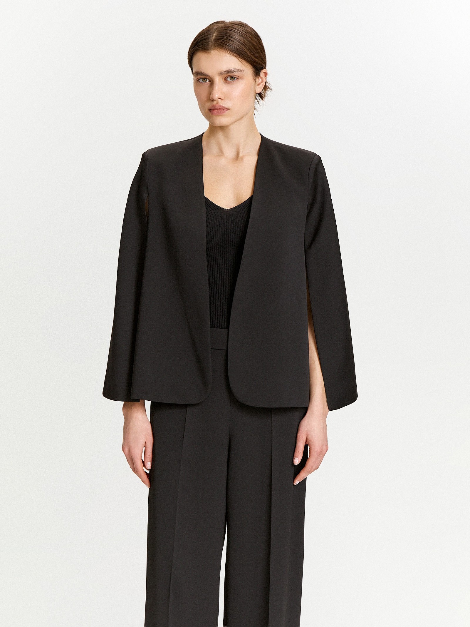 Жакет без лацканов