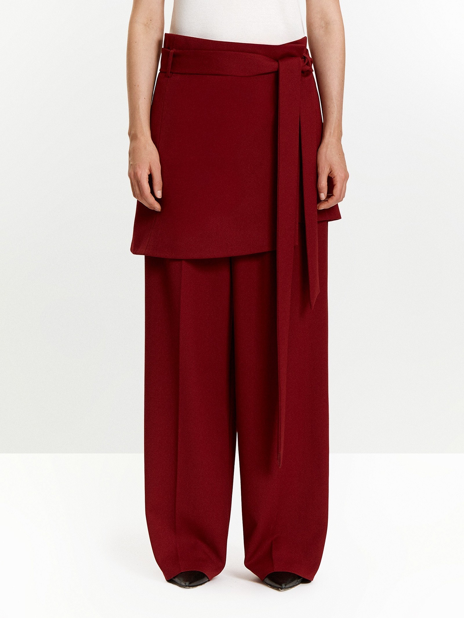 Юбка-мини с поясом