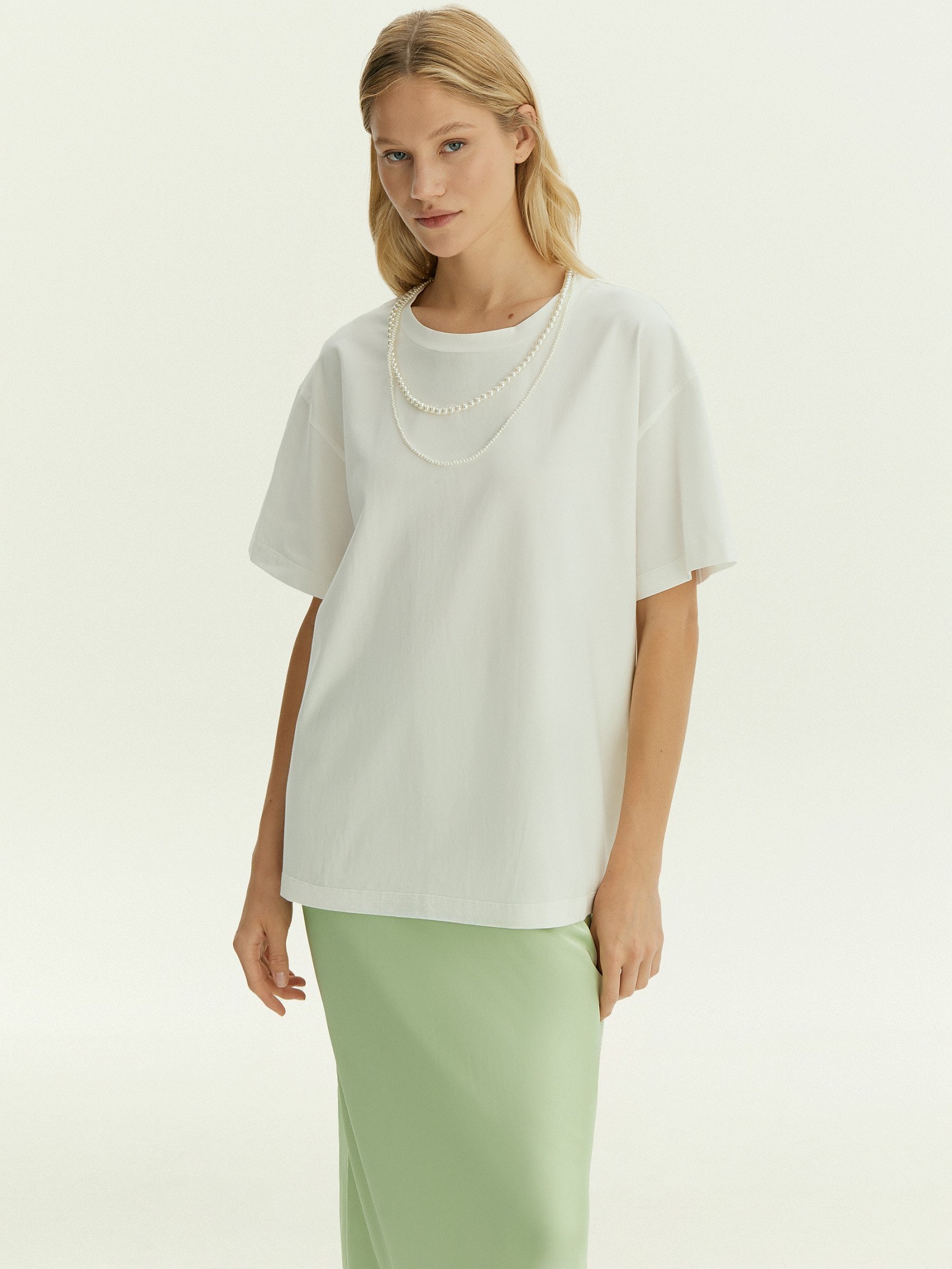 Футболка однотонная