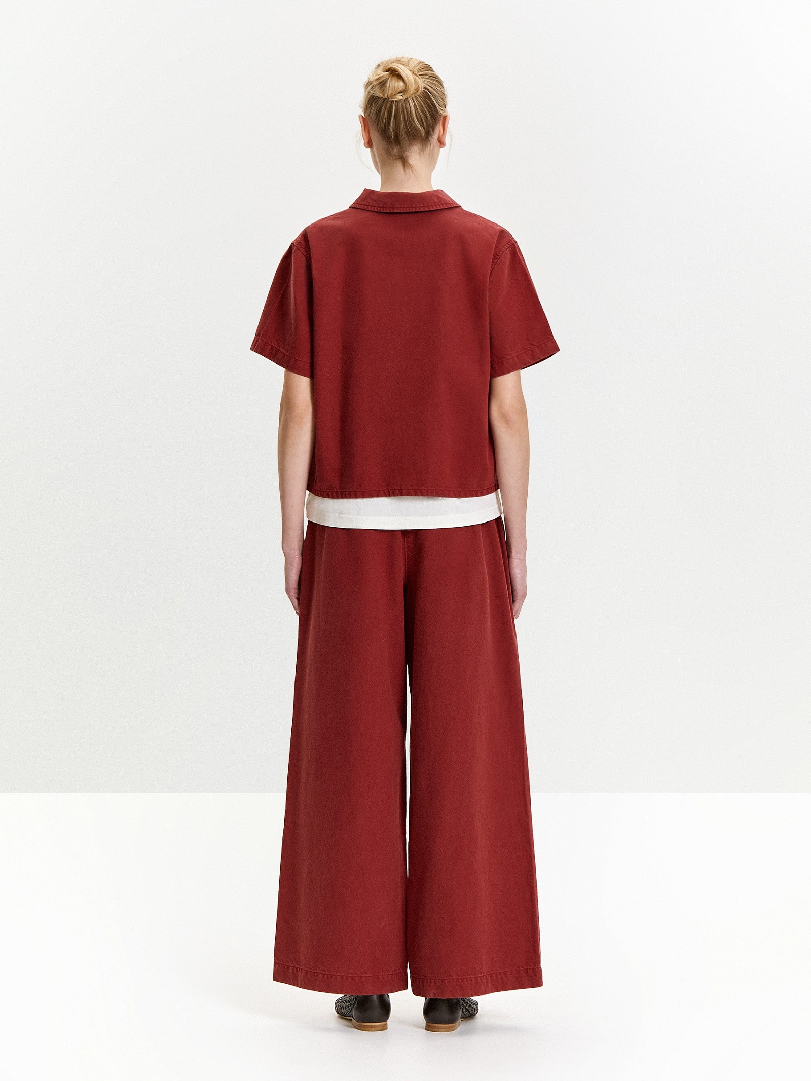 Рубашка из денима