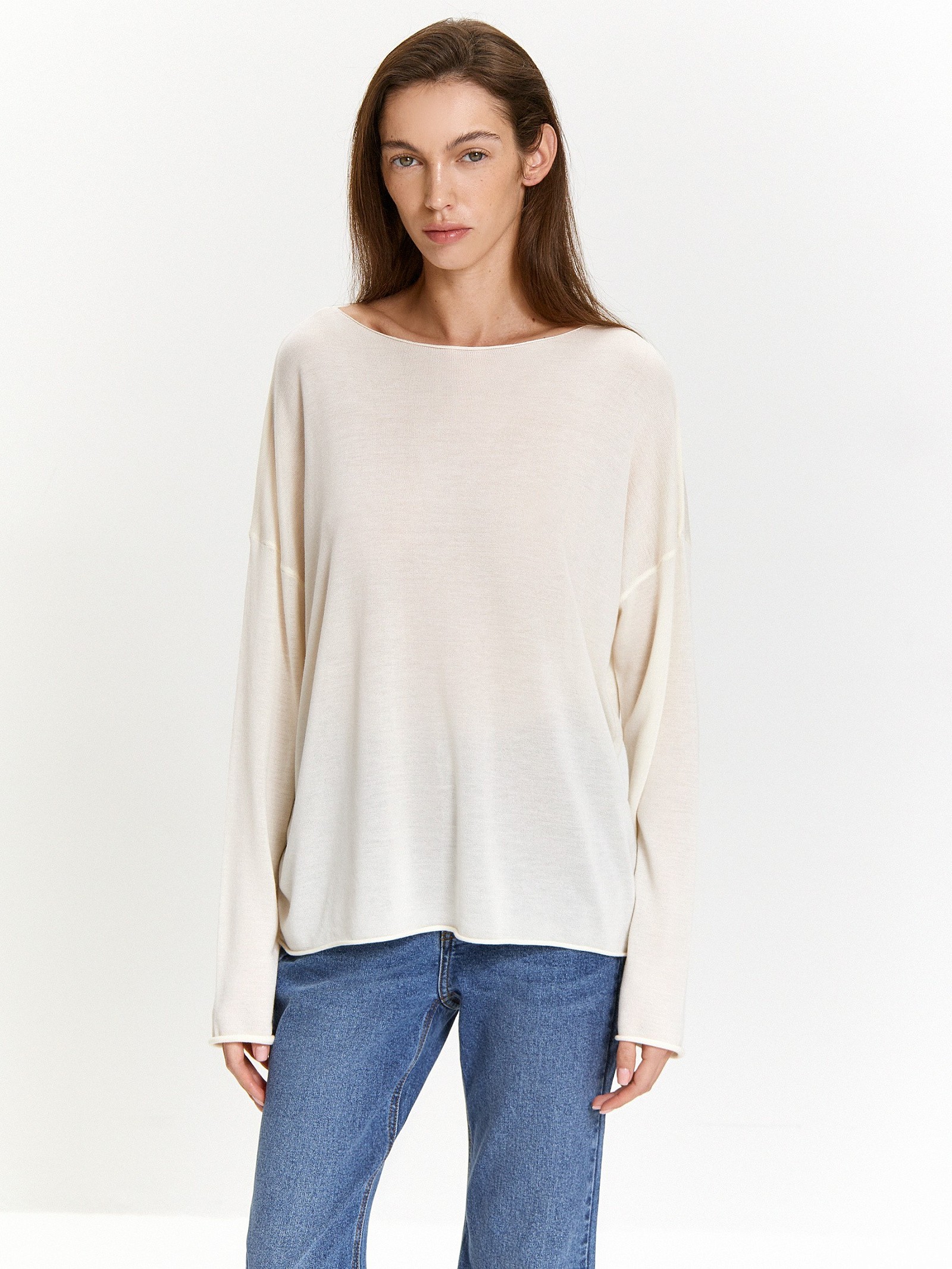 Джемпер с содержанием шелка