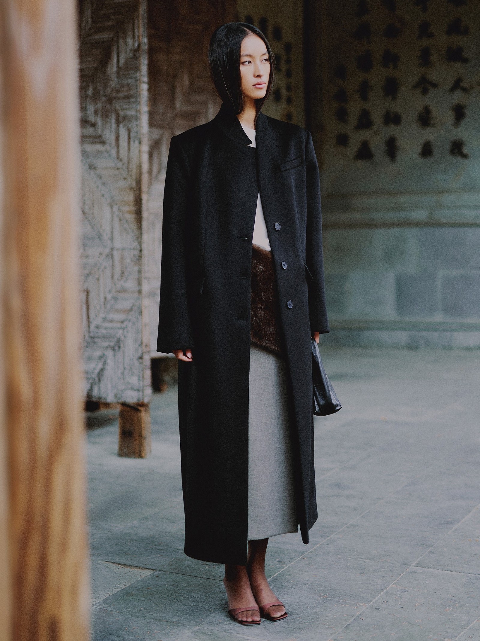 Пальто из шерсти