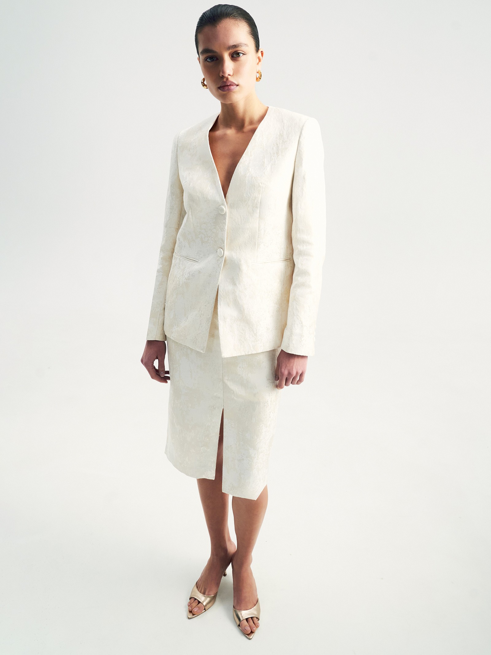 Юбка из жаккарда