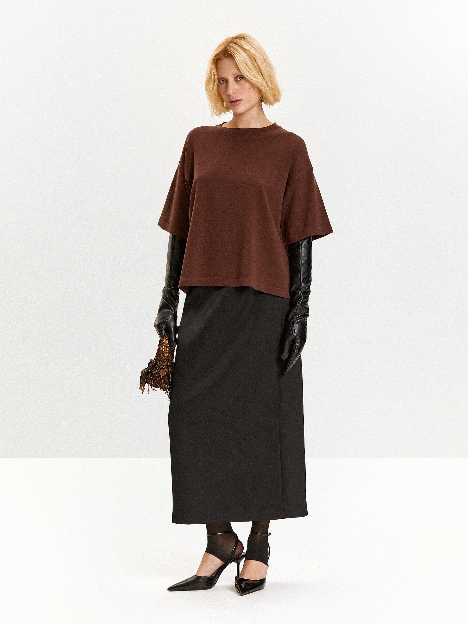 Юбка прямого кроя