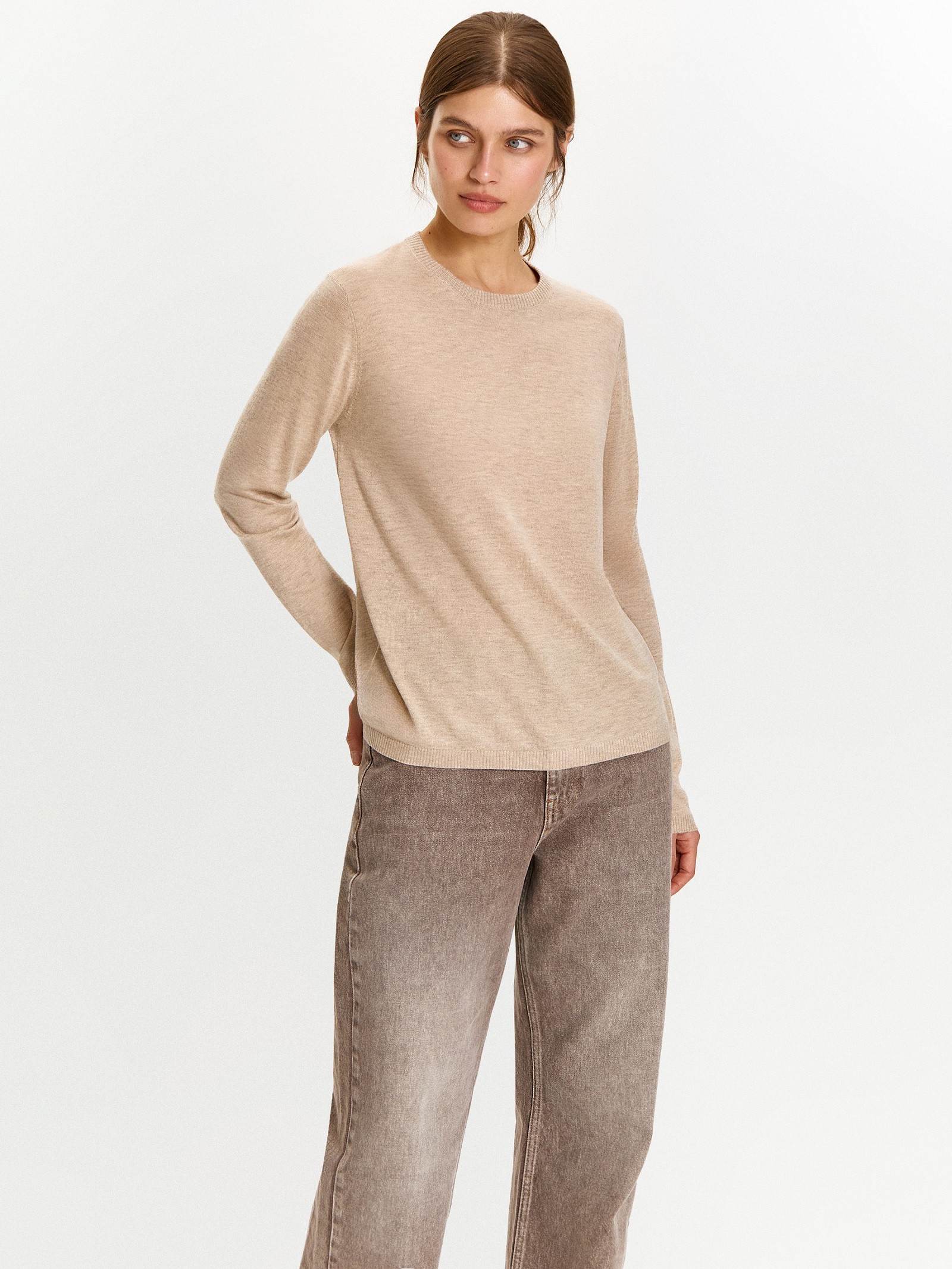 Джемпер с содержанием шерсти