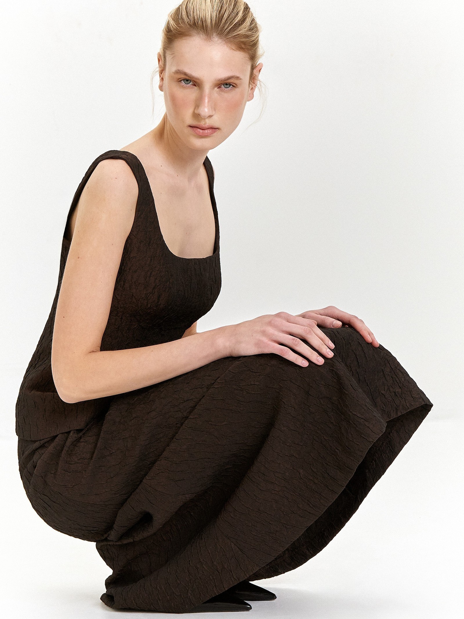 Однотонный топ