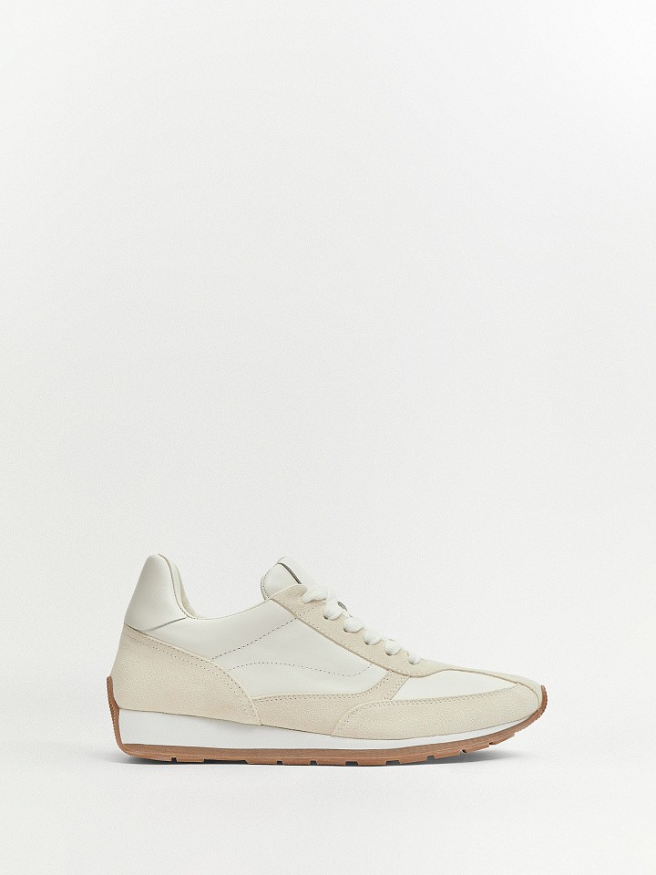 Кроссовки из натуральной кожи