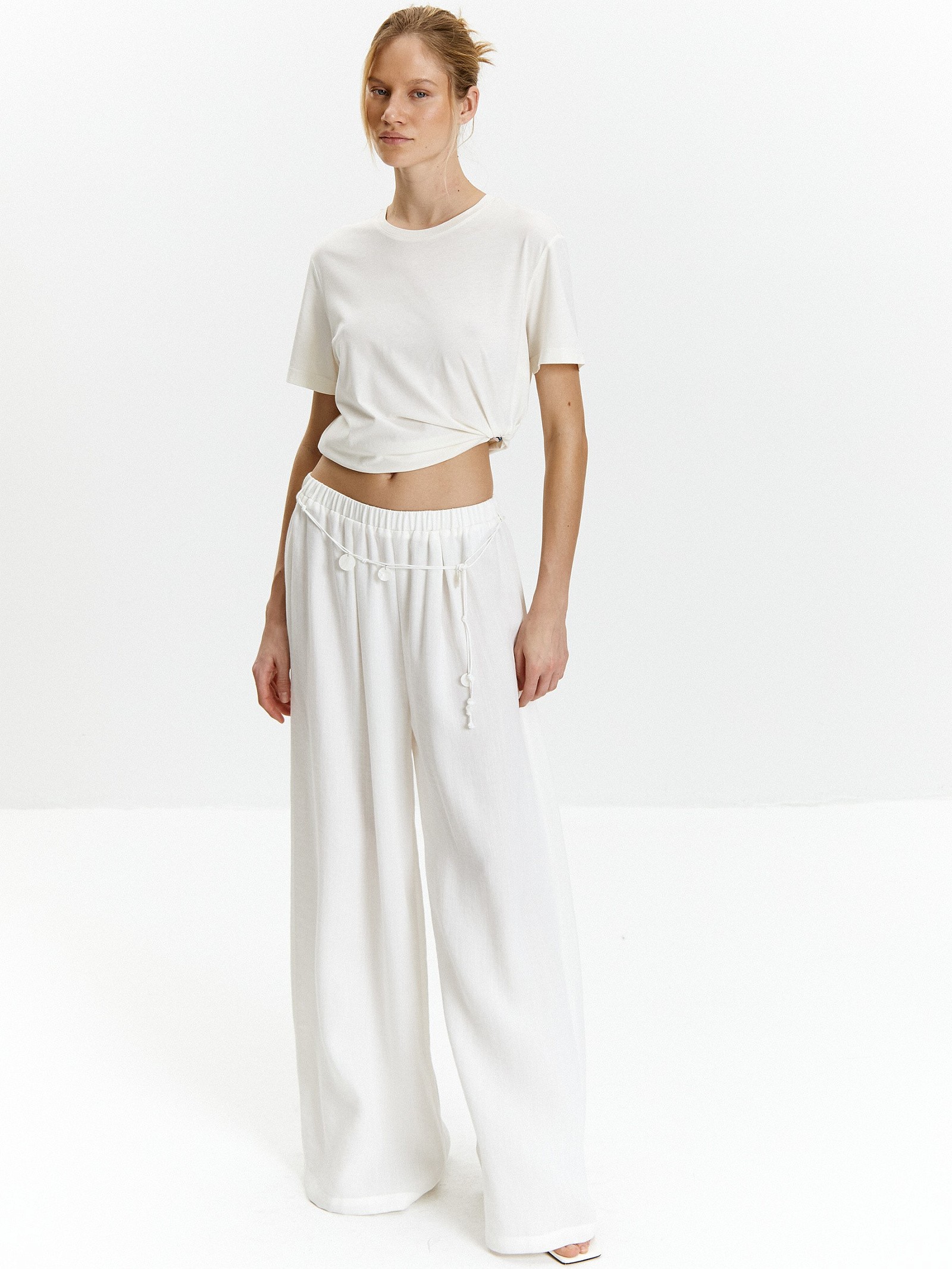 Брюки широкого кроя