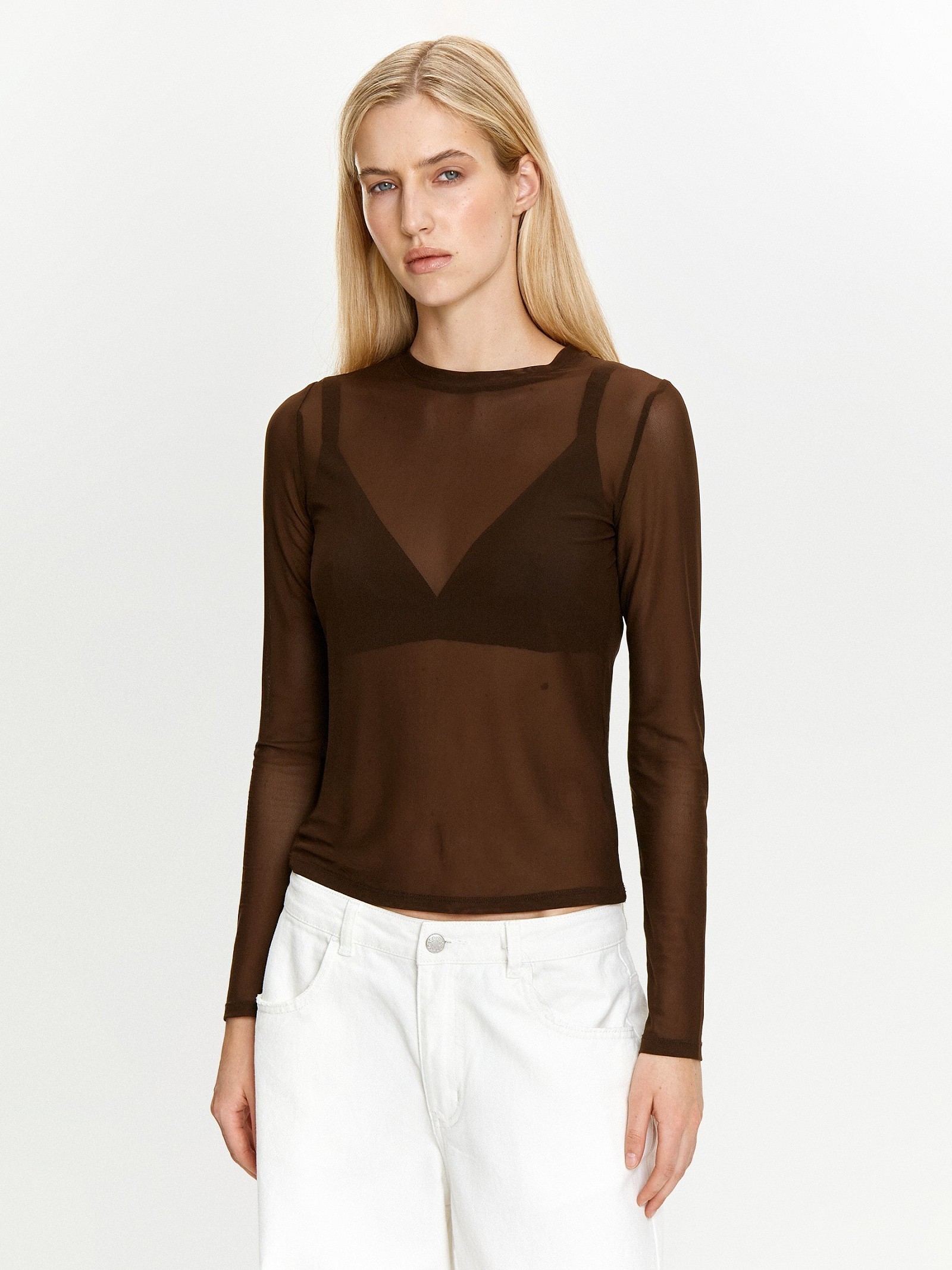 Облегающий лонгслив