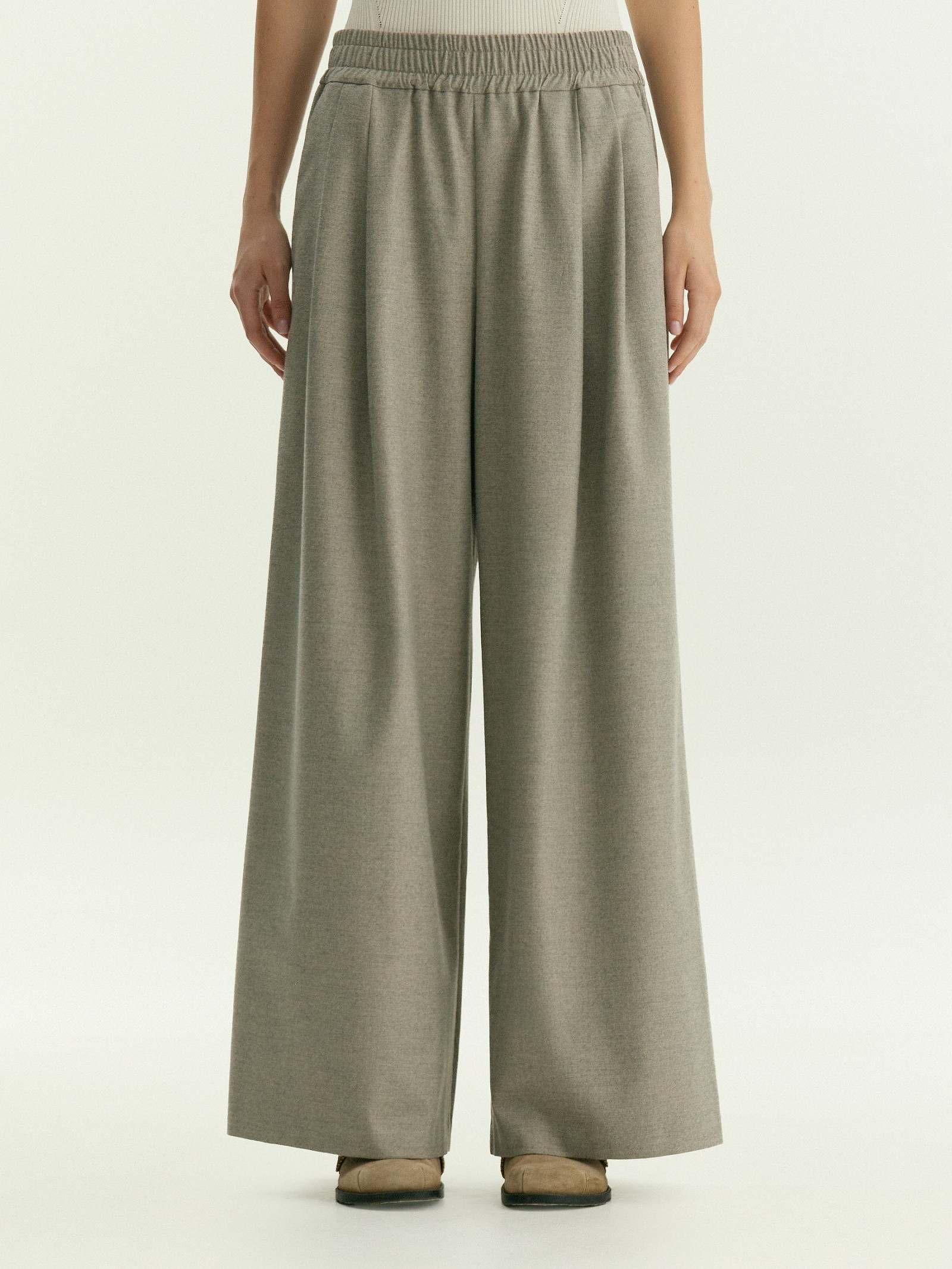 Брюки широкого кроя