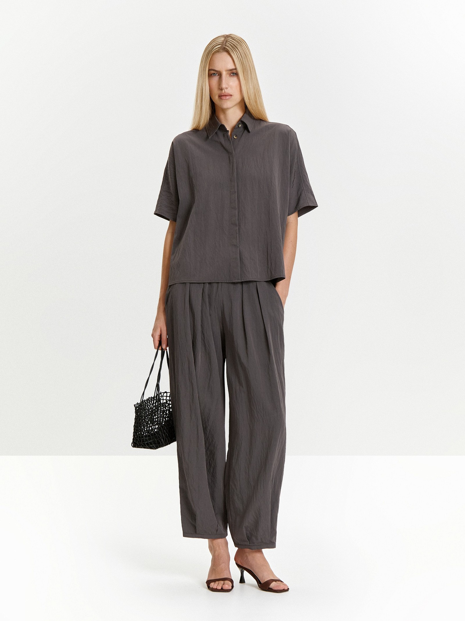 Рубашка свободного кроя