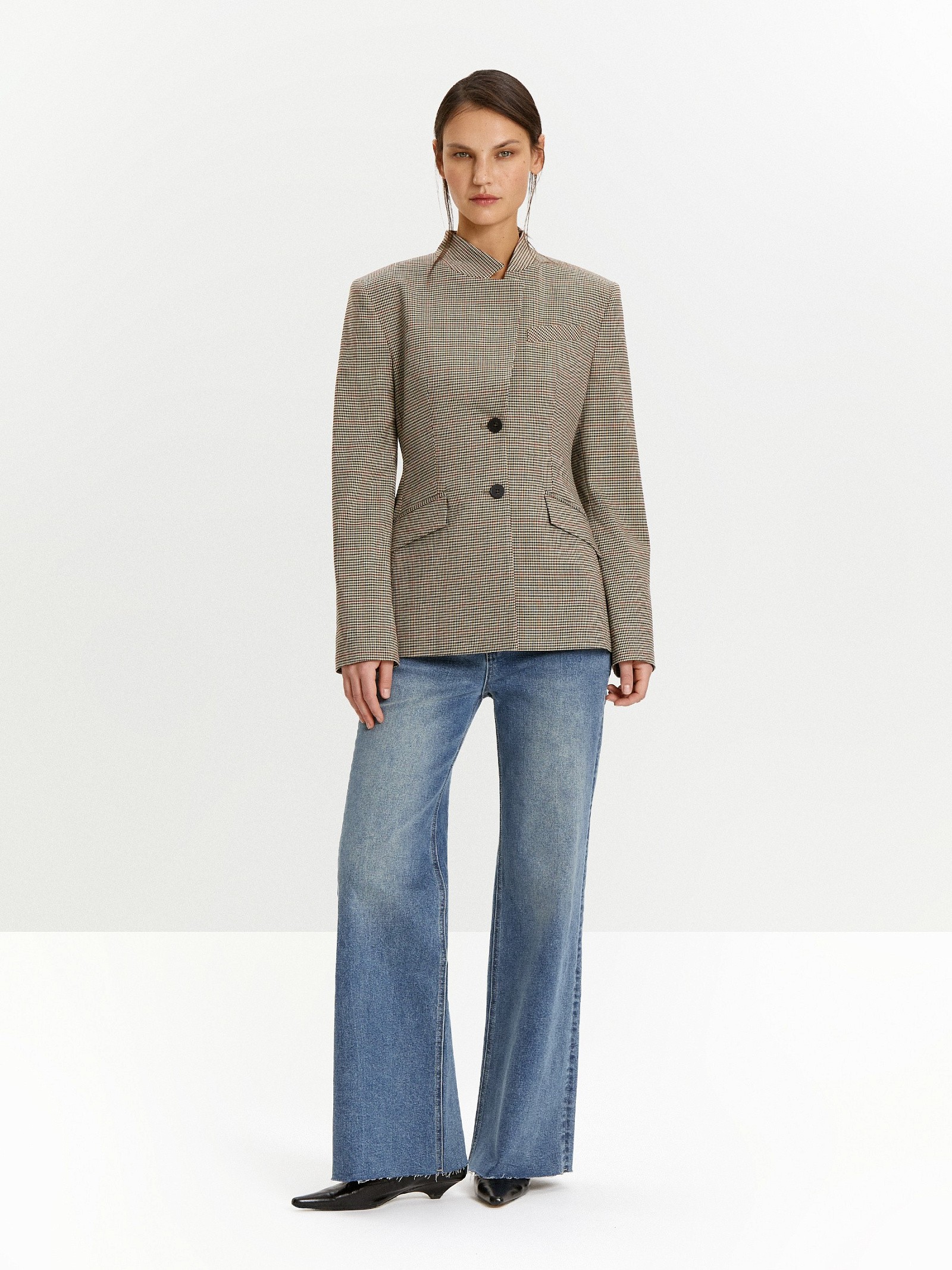 Жакет в клетку