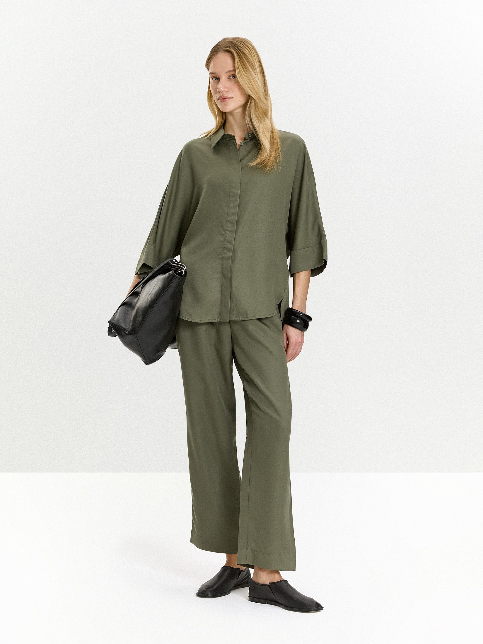 Рубашка из 100% тенсела