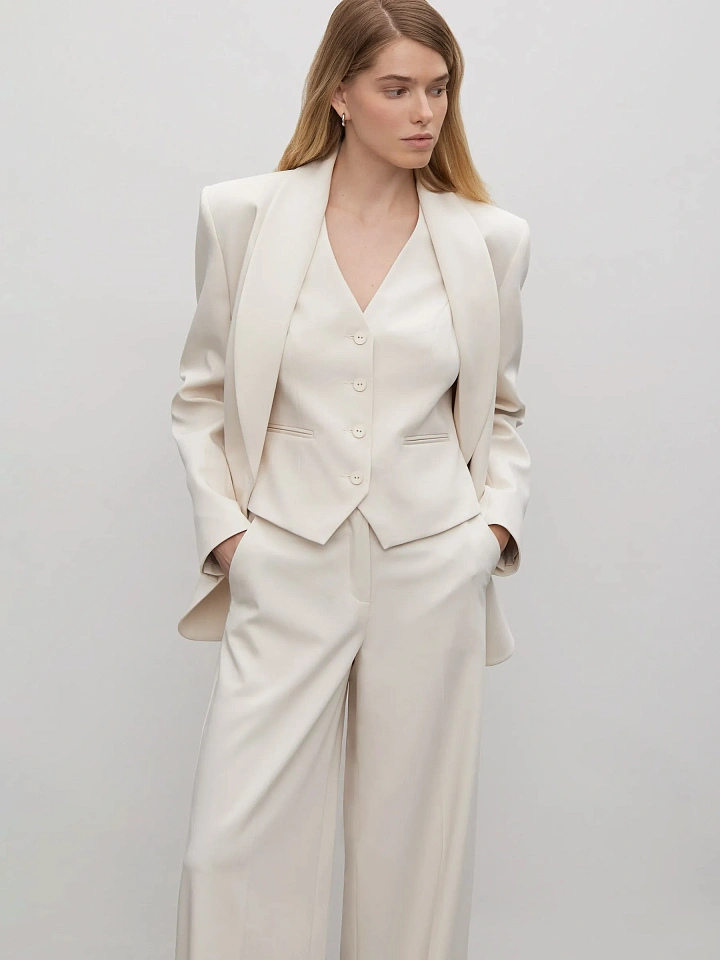 Брюки из костюмной шерсти