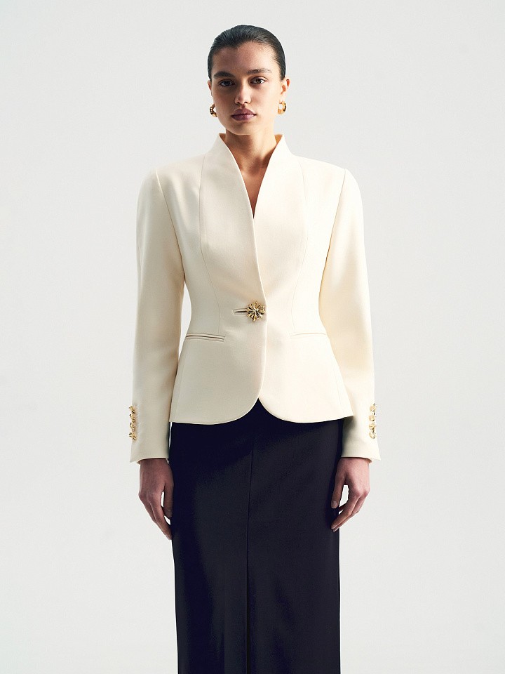 Жакет без лацканов