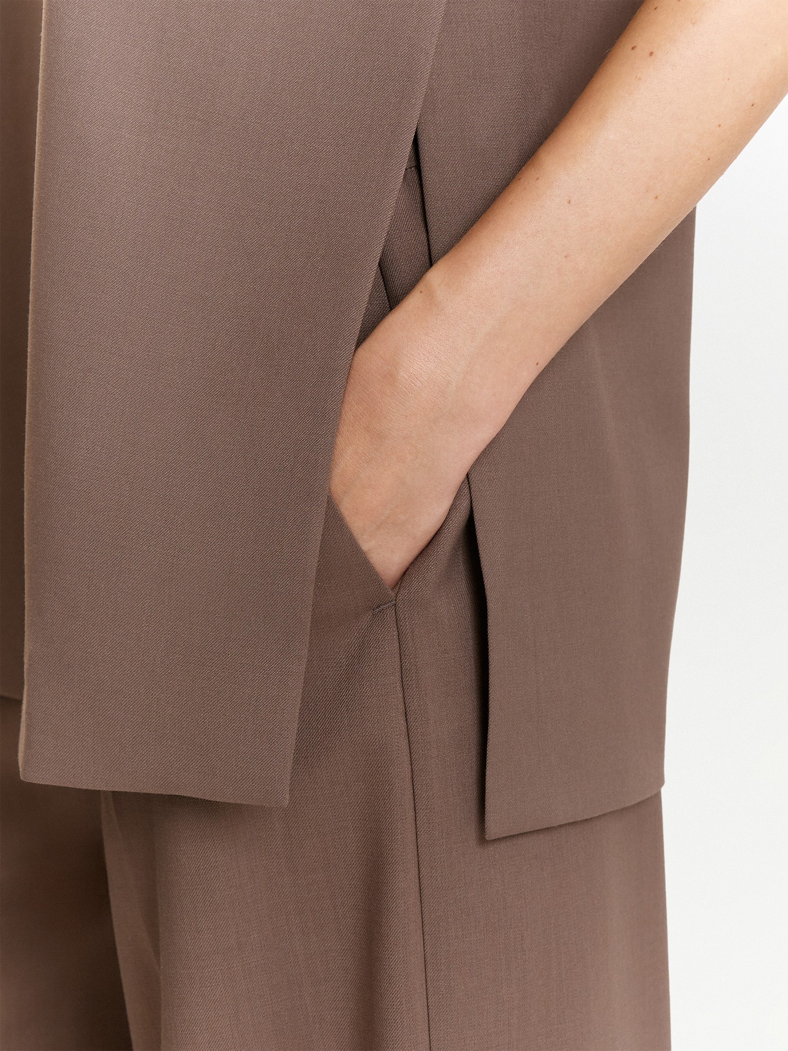 Брюки широкого кроя