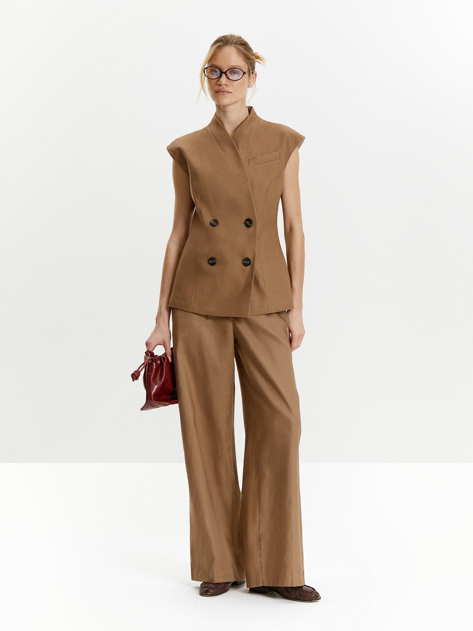 Жилет удлиненный