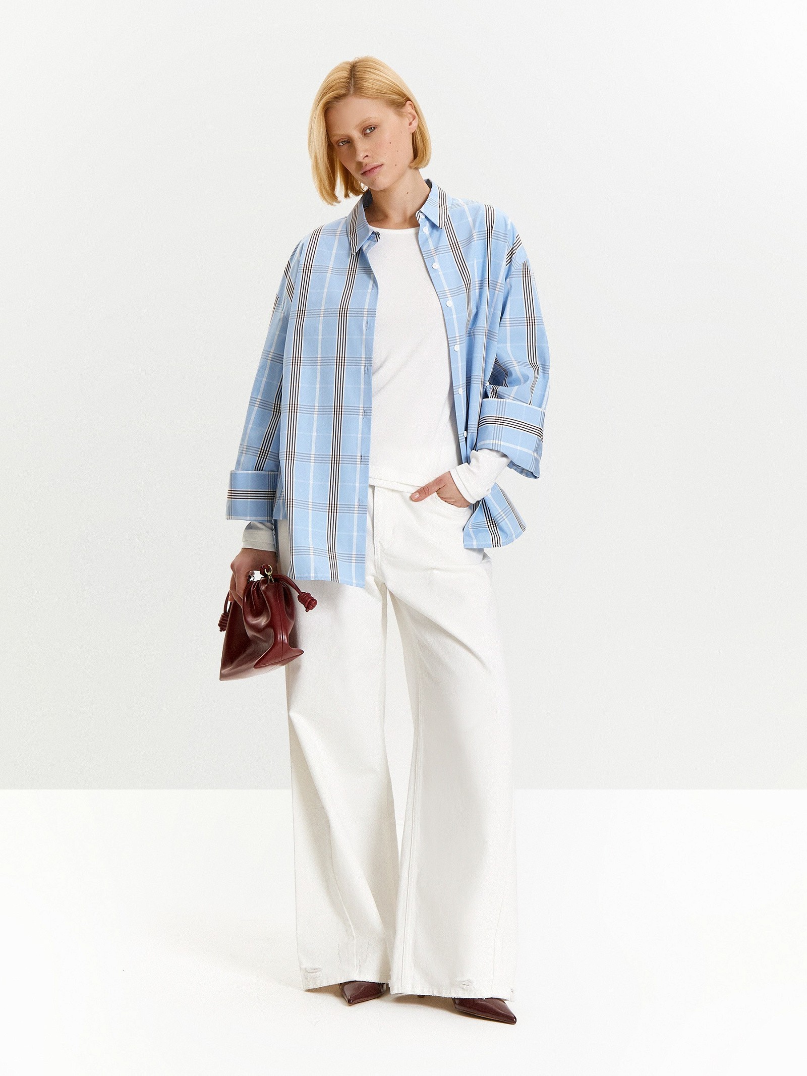 Рубашка в клетку