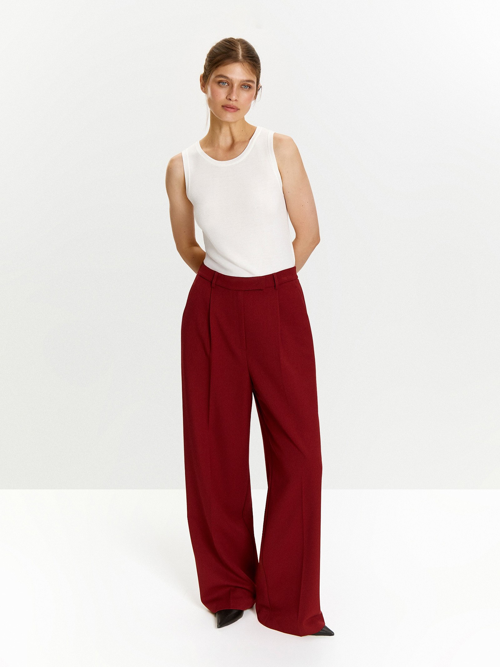 Брюки прямого кроя