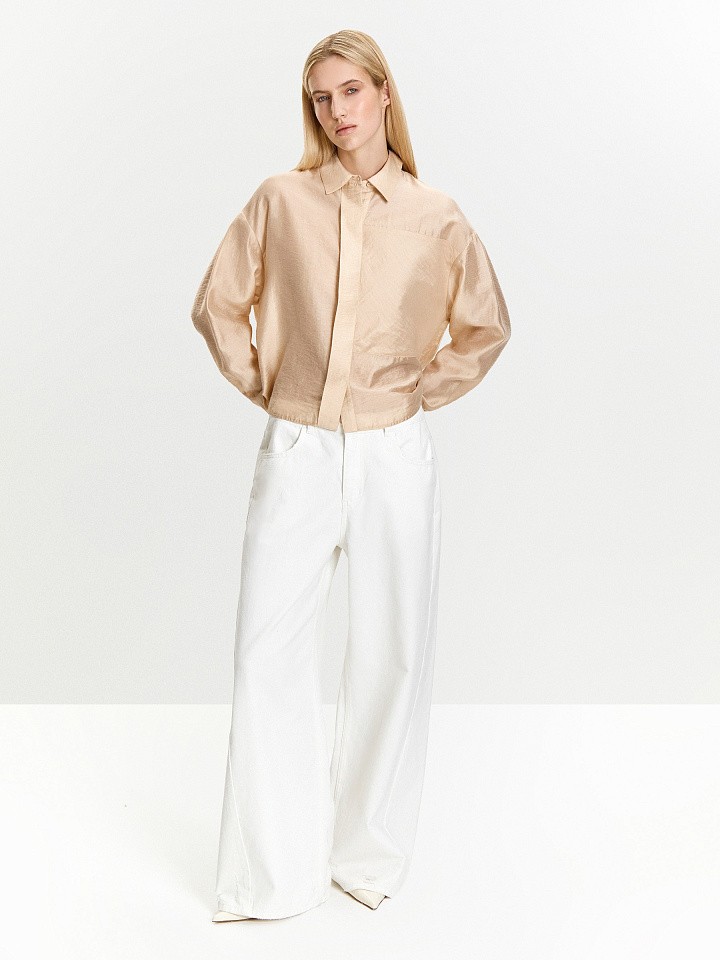 Рубашка прямого кроя