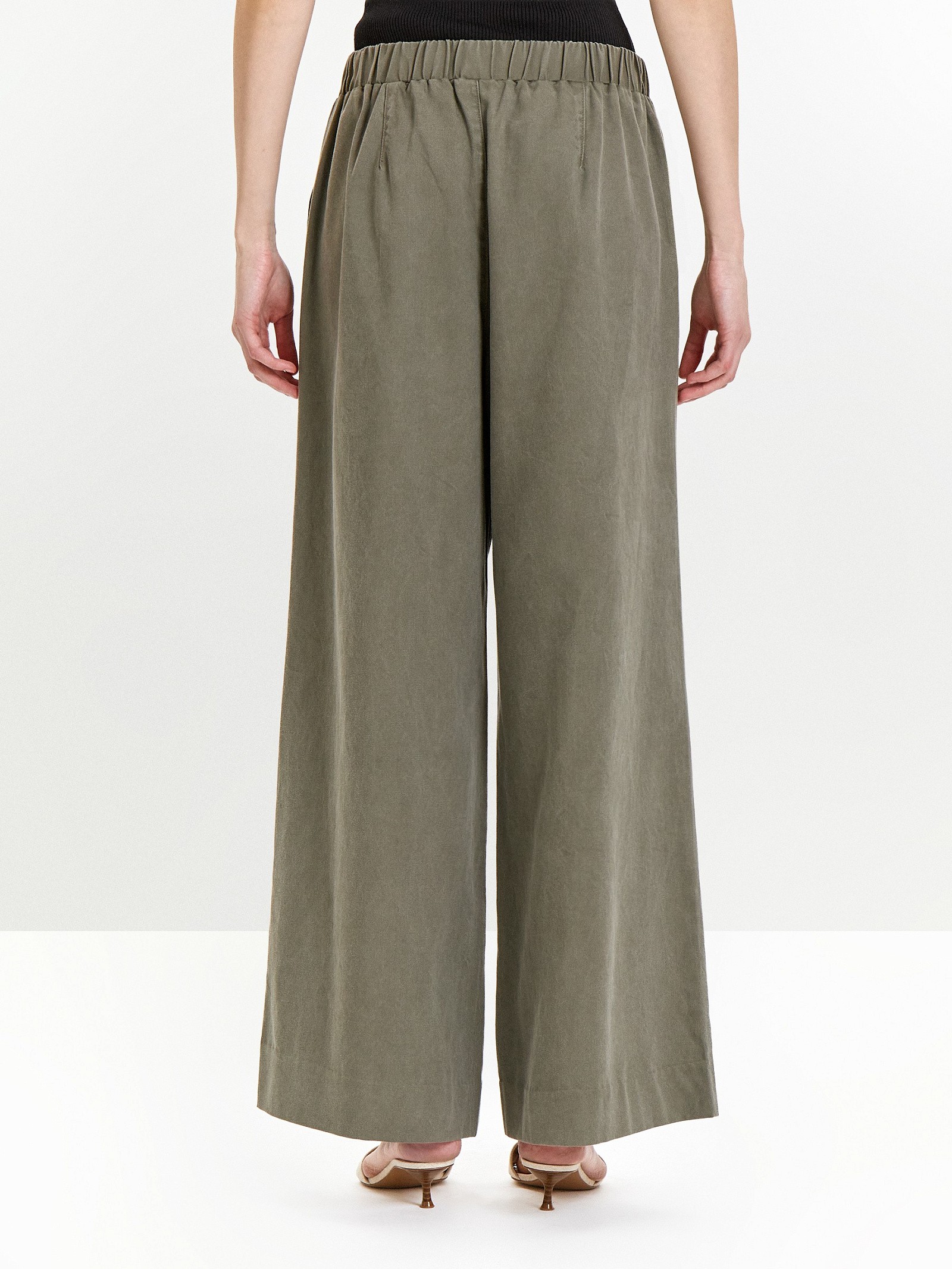 Брюки широкого кроя