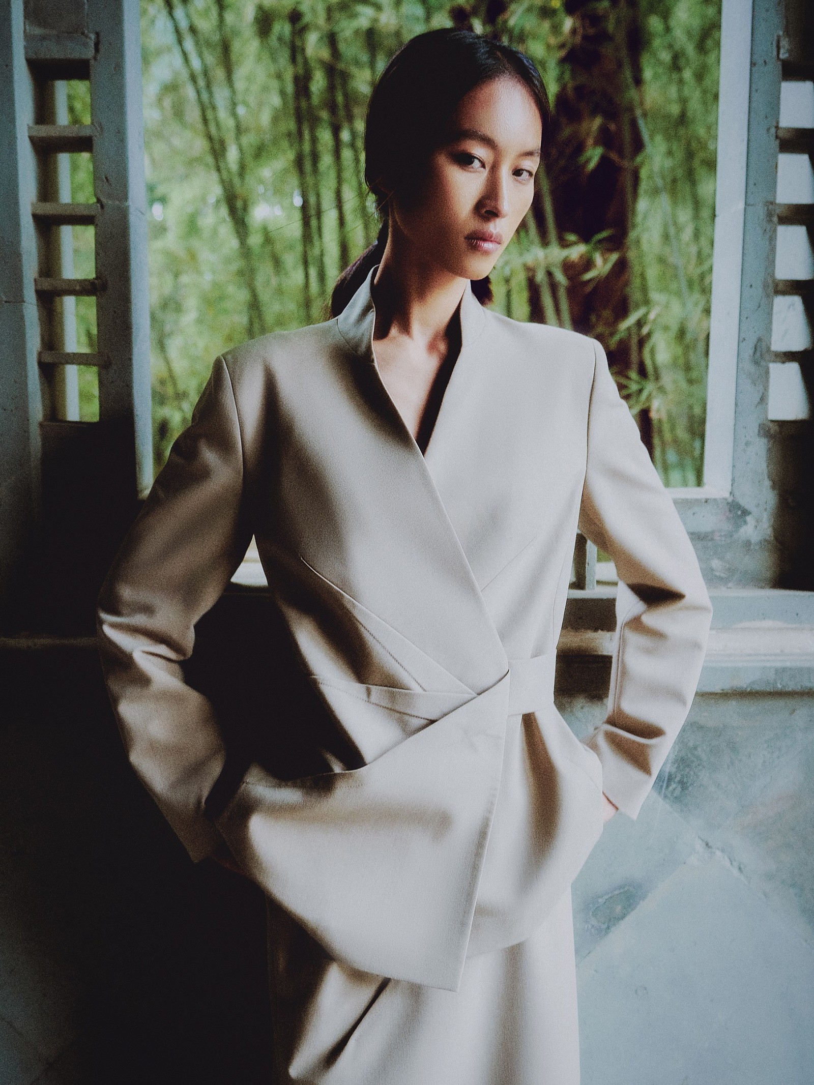 Жакет без лацканов