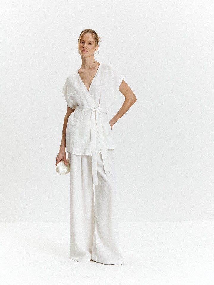 Брюки широкого кроя