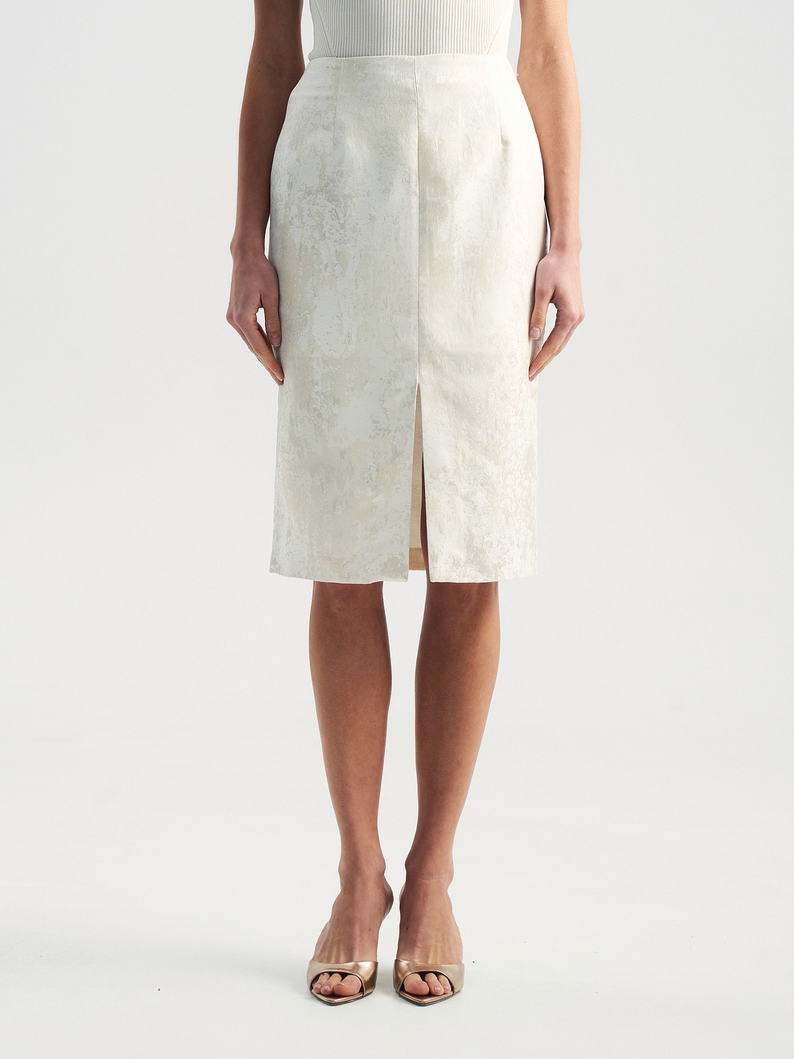 Юбка из жаккарда