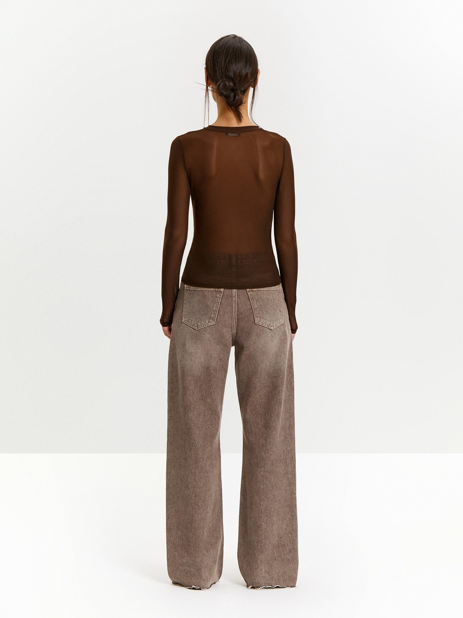 Облегающий лонгслив