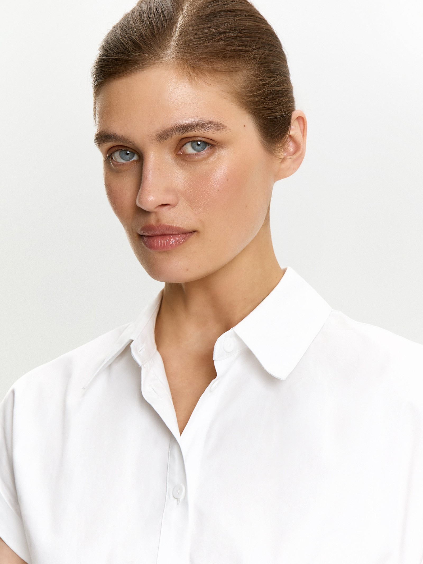 Рубашка с коротким рукавом из 100% хлопка