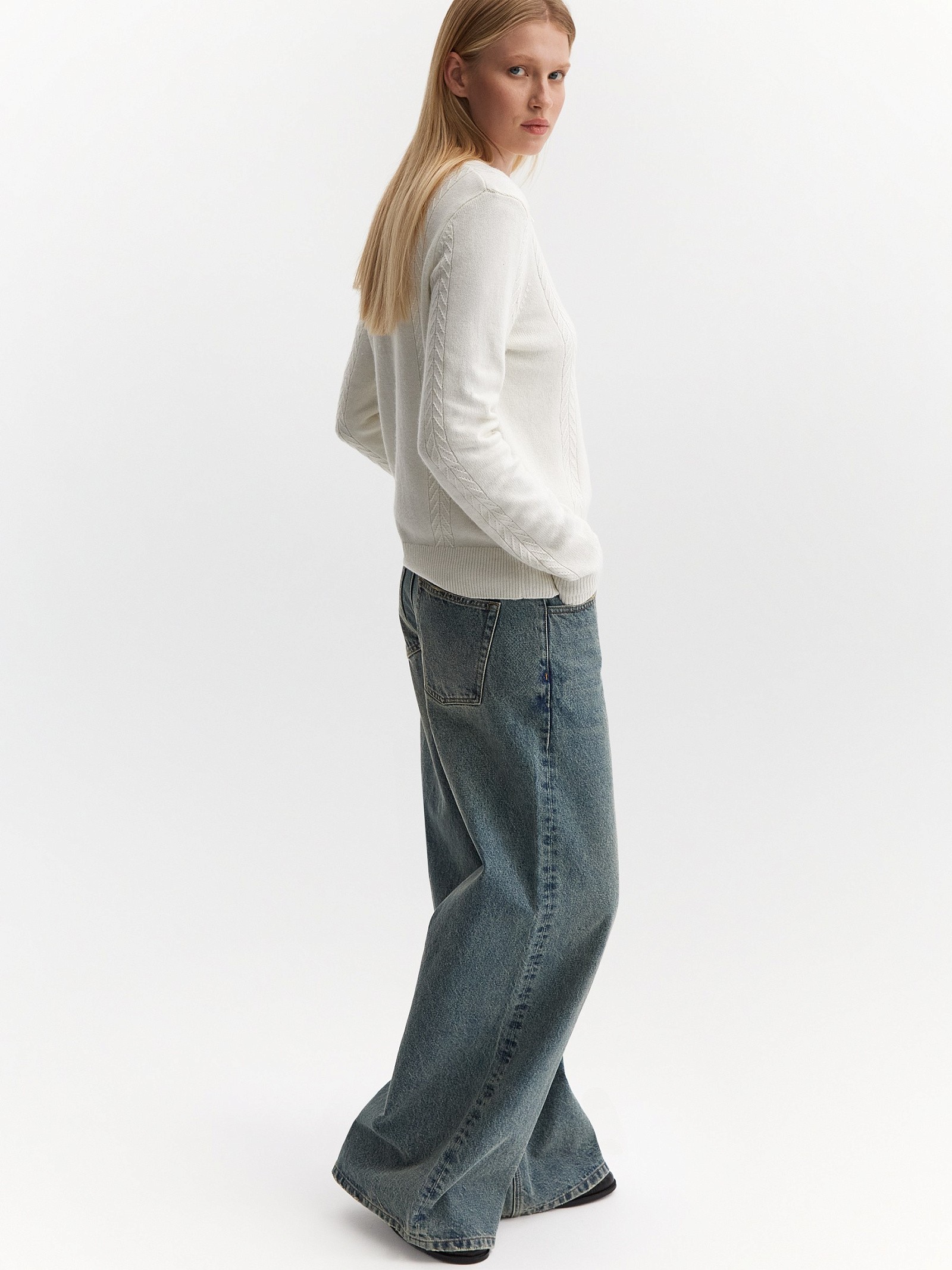 Джинсы Wide Leg 533