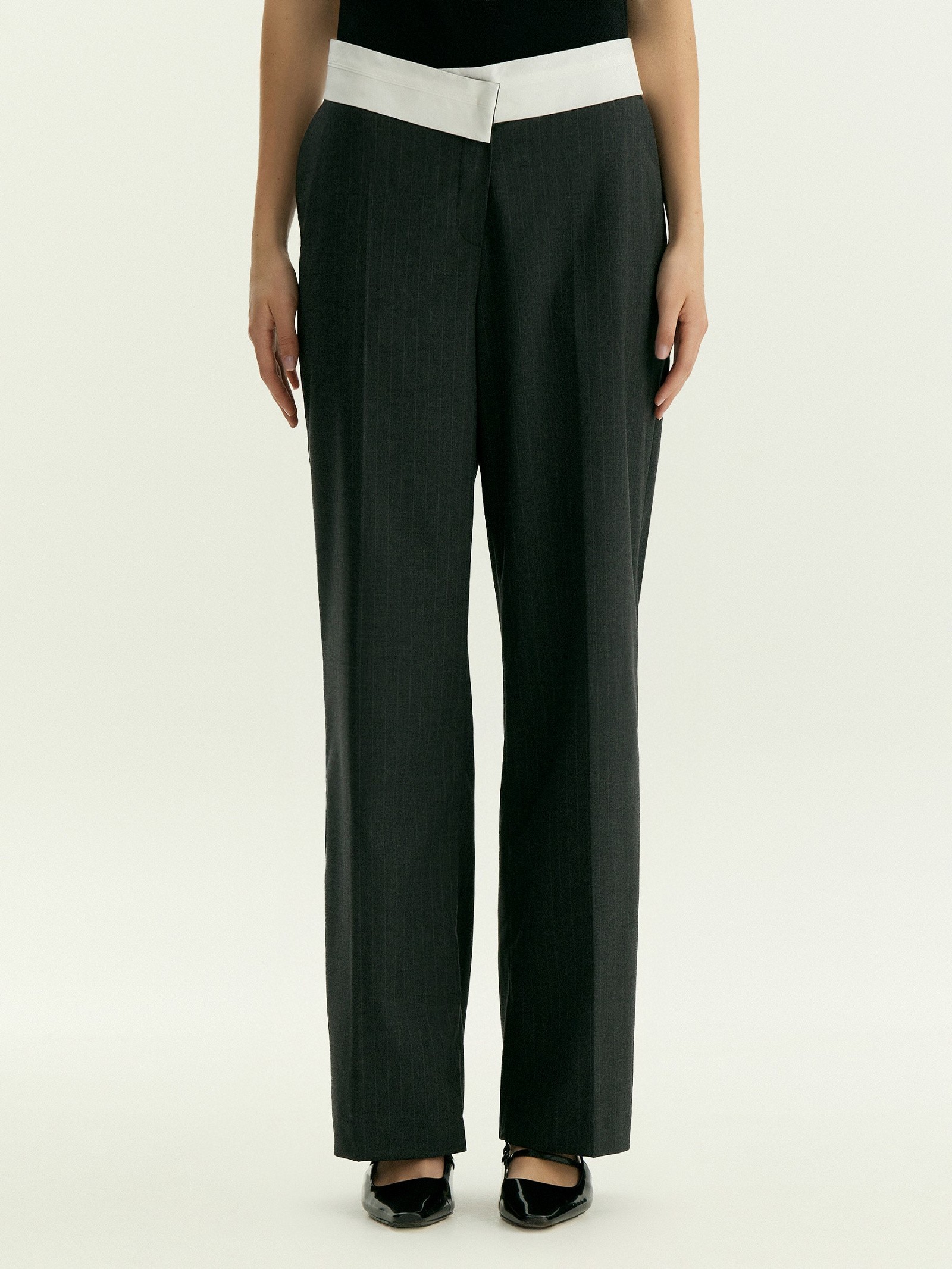 Брюки в полоску