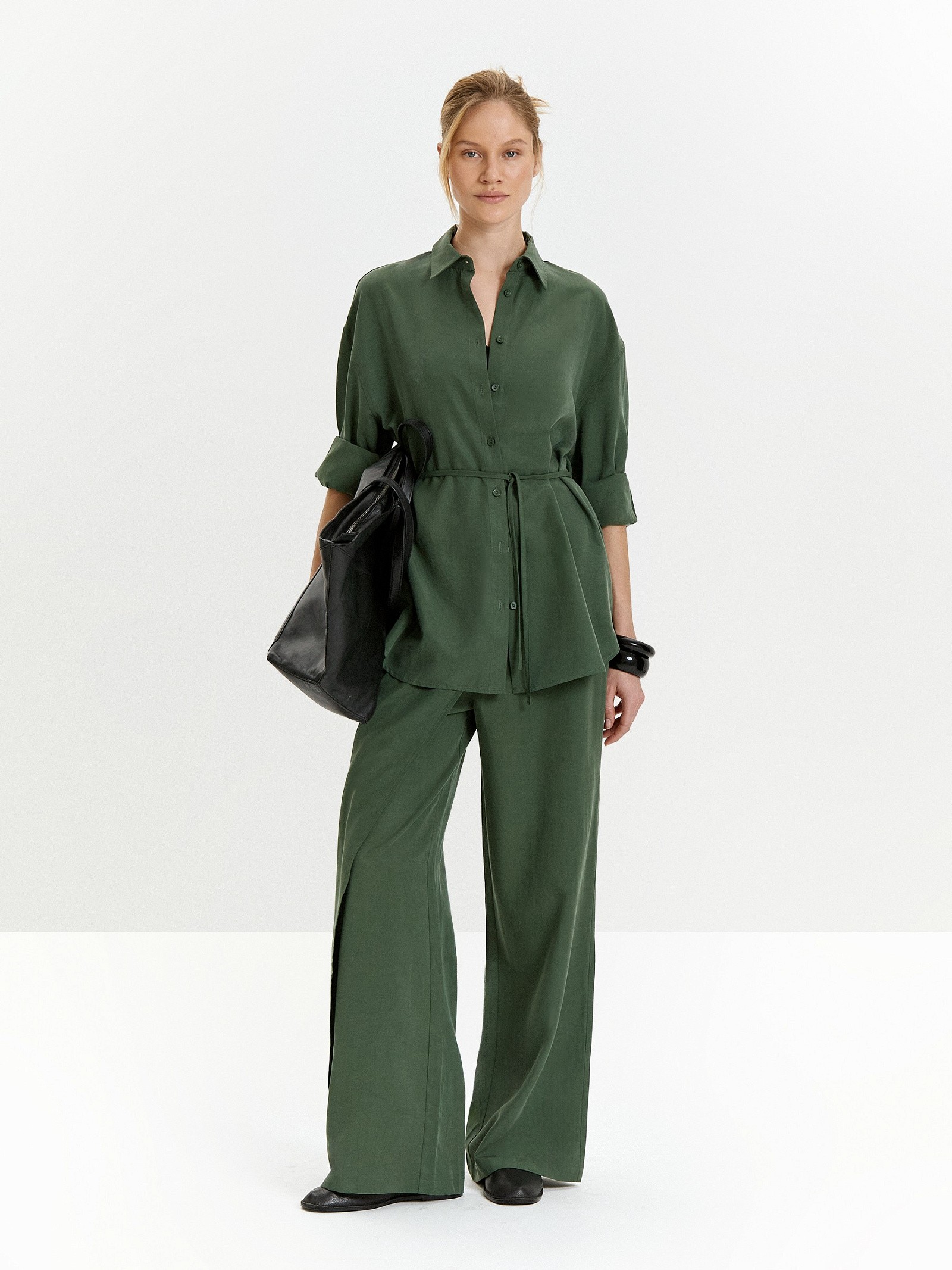 Рубашка прямого кроя