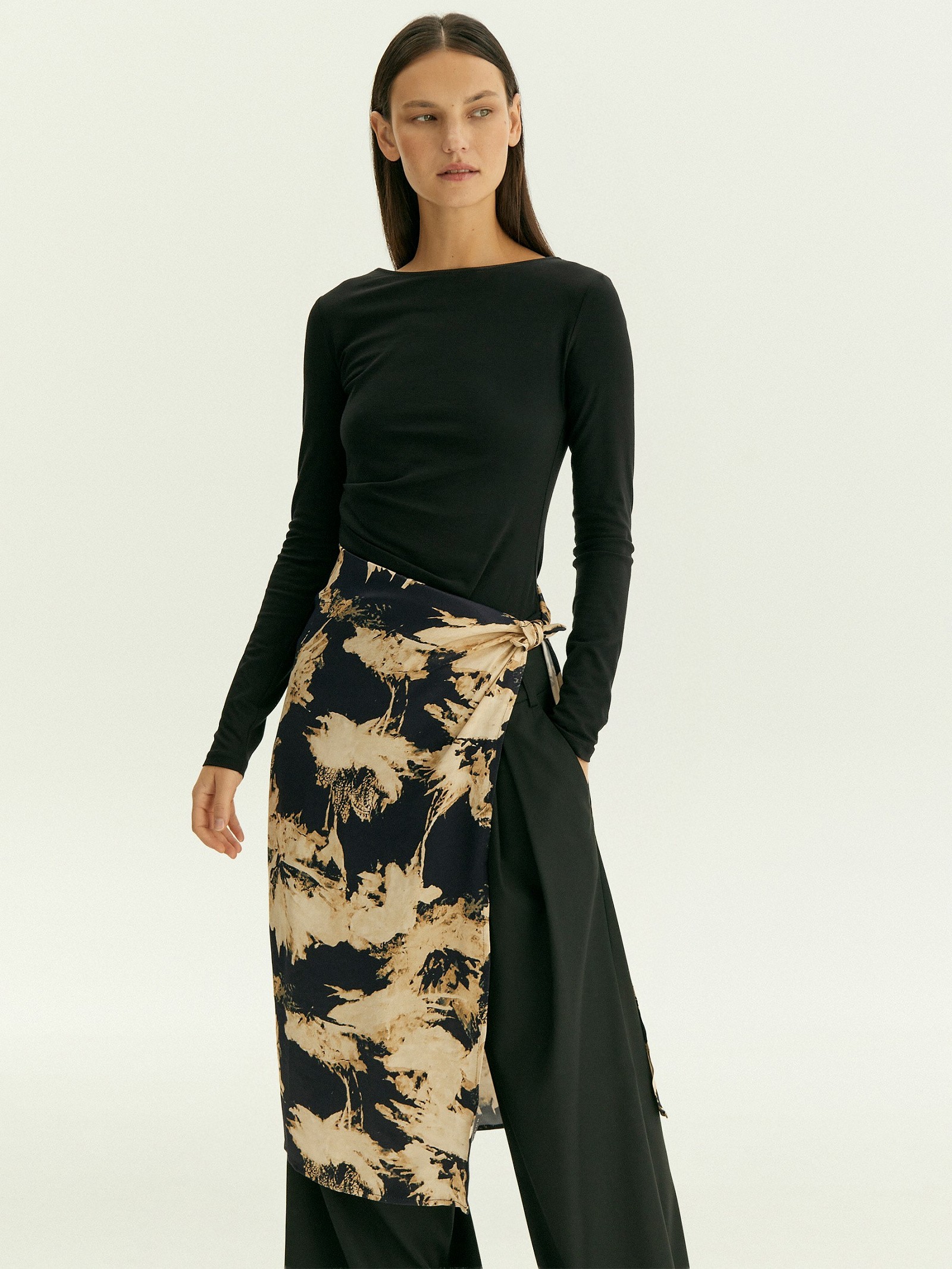 Платок с принтом