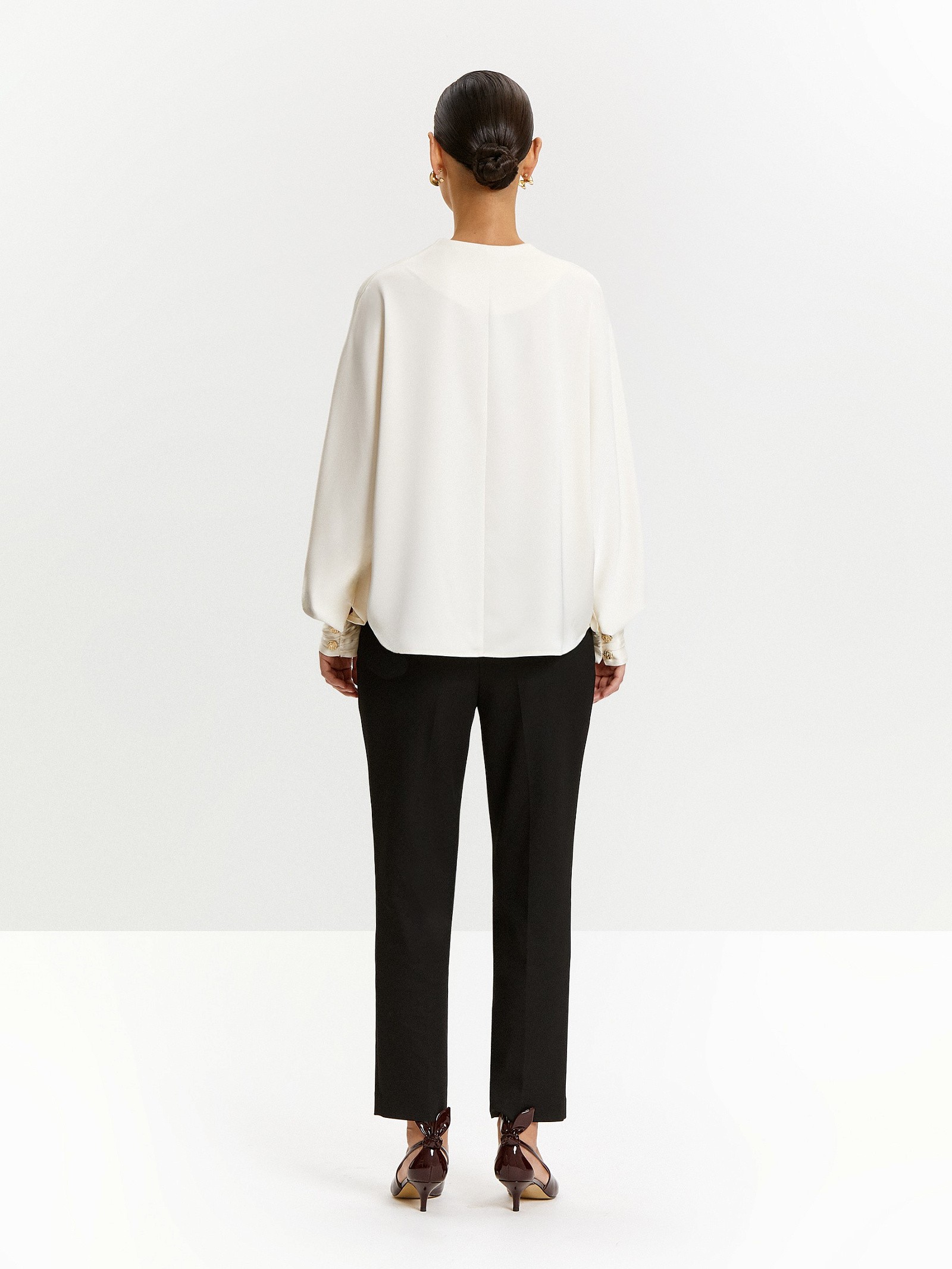 Блузка с длинным рукавом