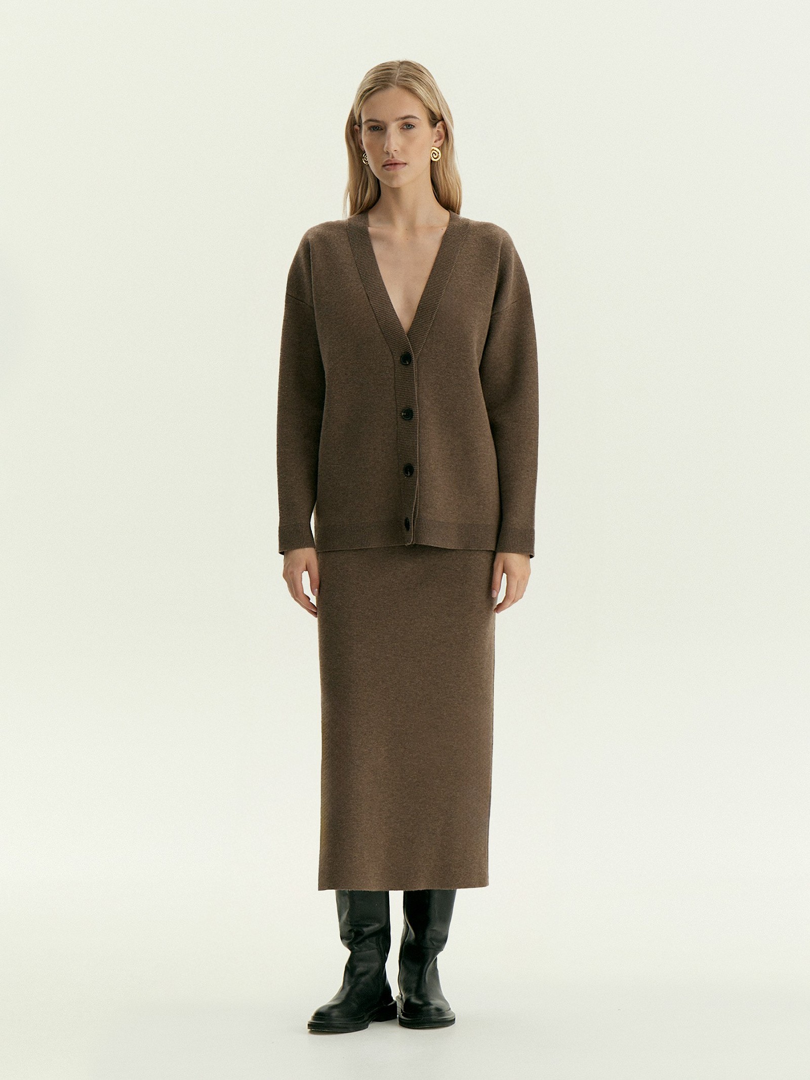 Юбка из трикотажа